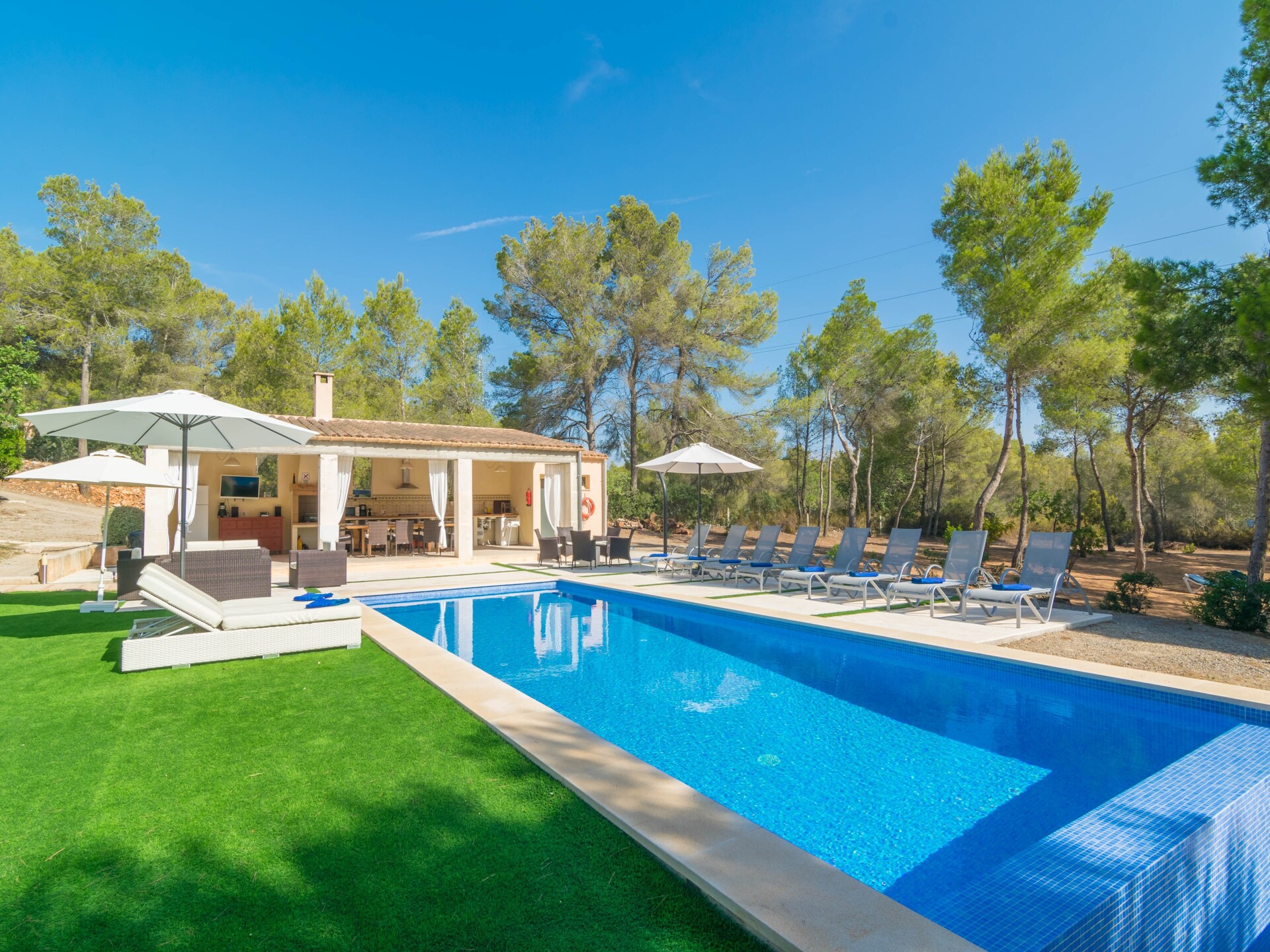 Droomvilla aan de golfbaan bij Portocolom met privézwembad voor 10 personen - foto 2