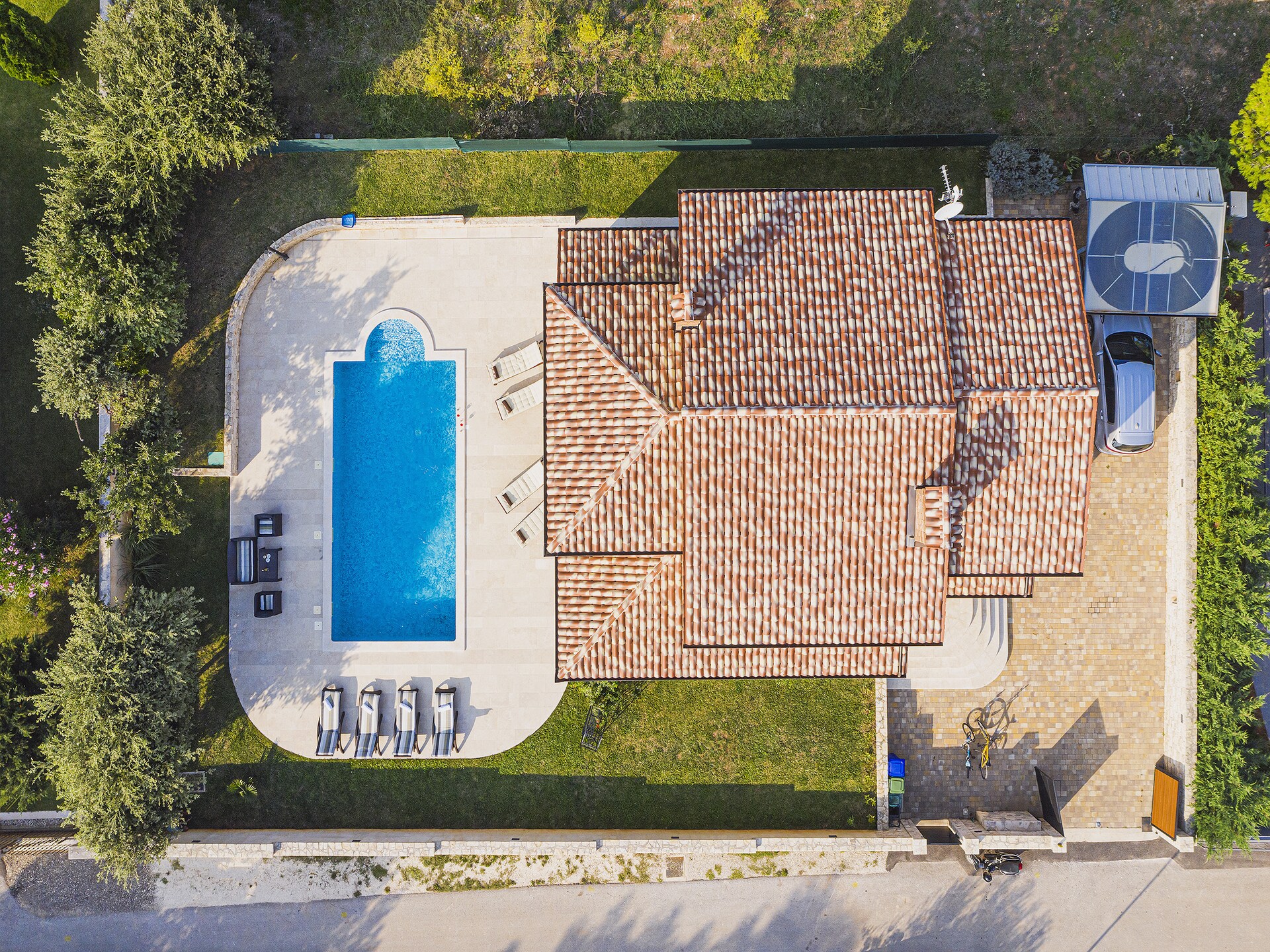 Moderne villa met privézwembad op 2 km van het strand in Medulin - foto 39