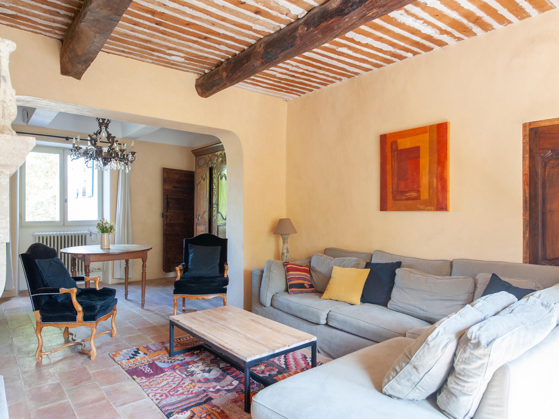 Authentieke Provençaalse villa met privézwembad en uitzicht op de Luberon - foto 7