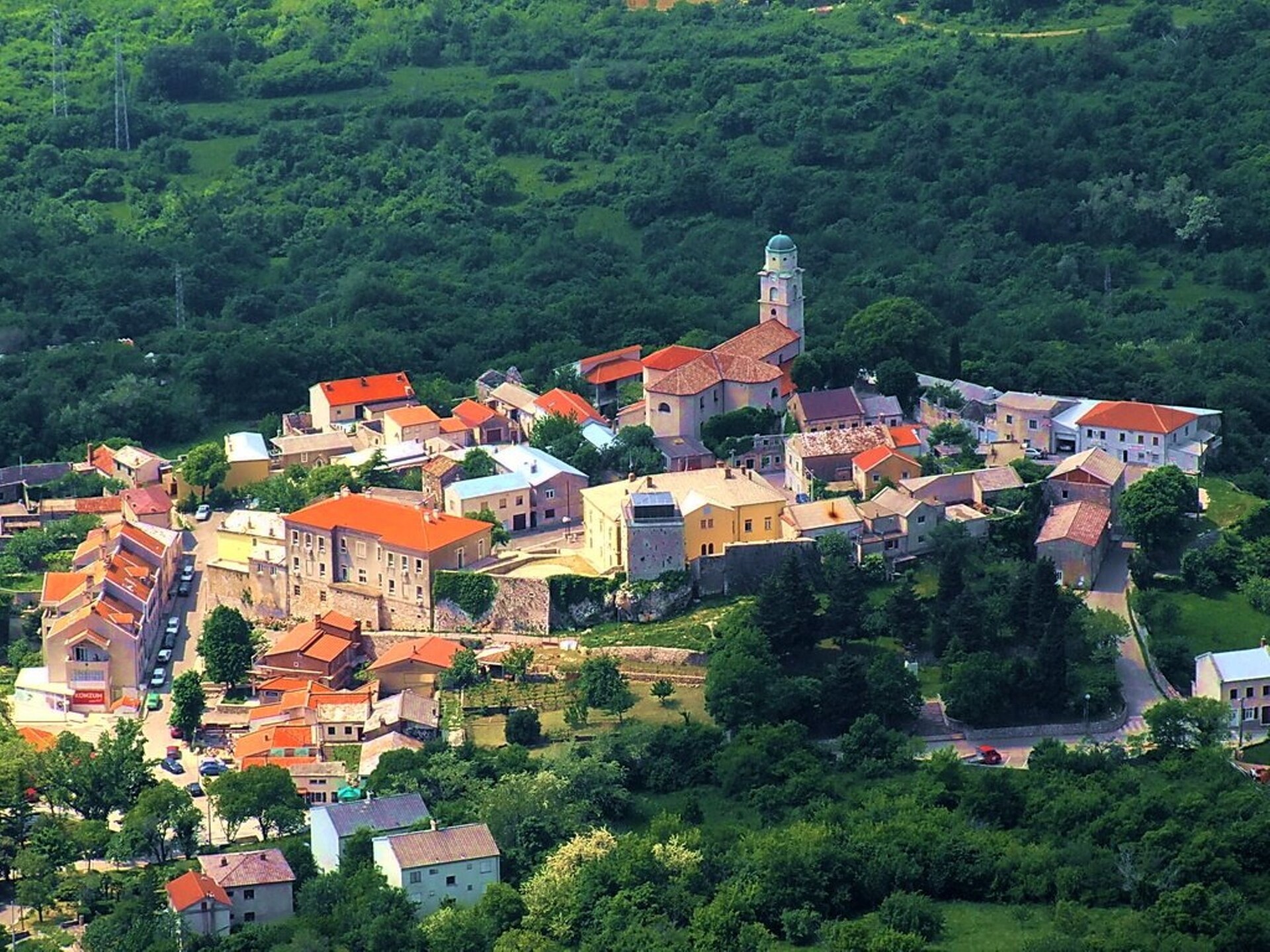 Ruim vakantiehuis voor 14 personen met privézwembad en zeezicht in Bribir - foto 26