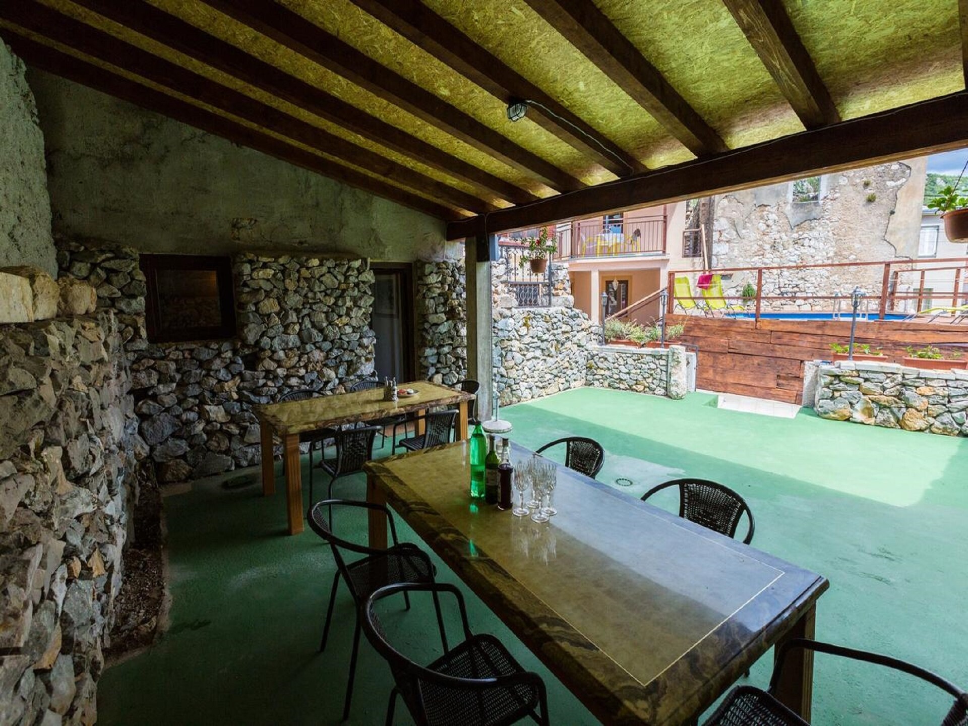 Ruim vakantiehuis voor 14 personen met privézwembad en zeezicht in Bribir - foto 22