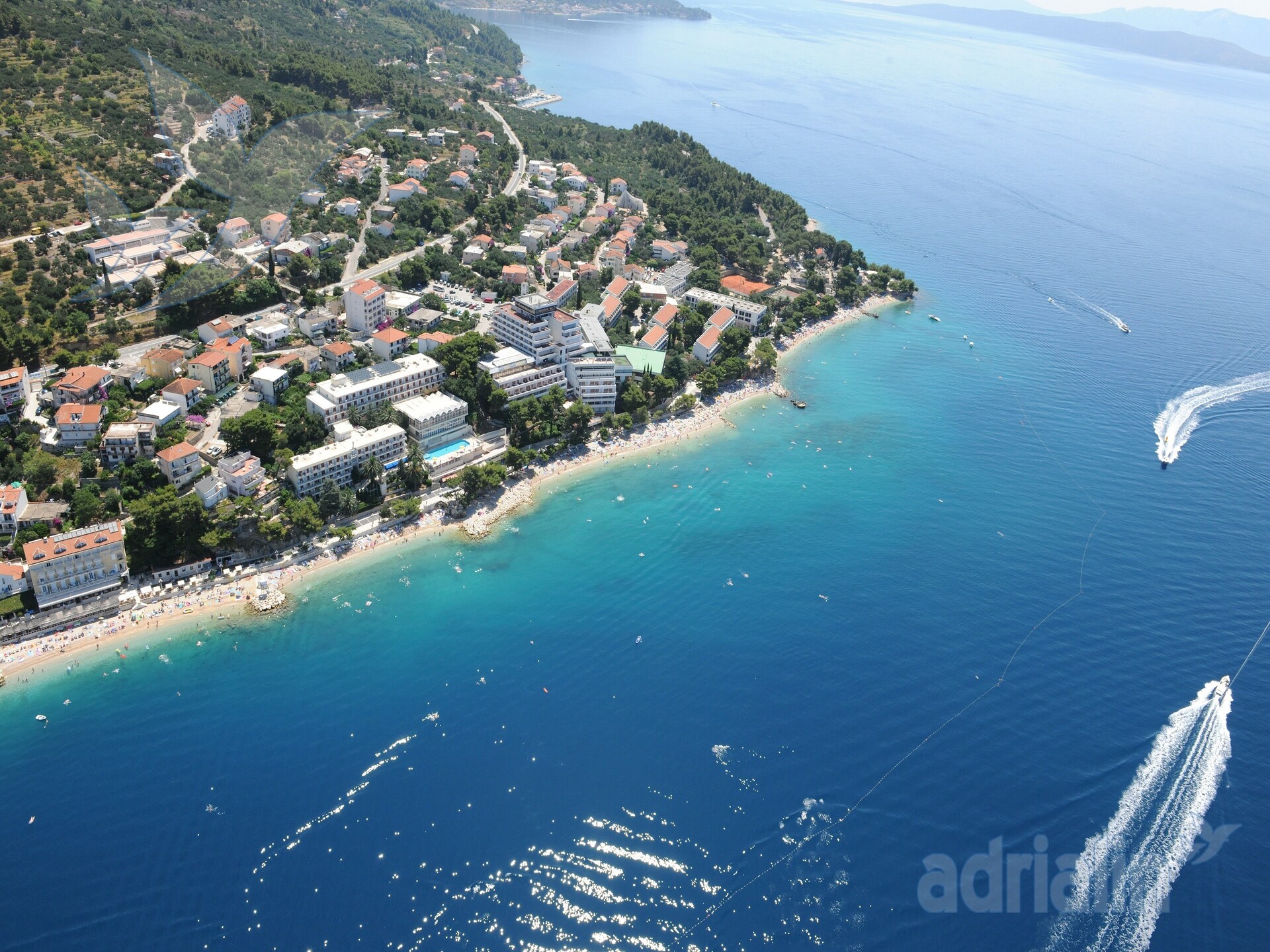 Authentiek stenen vakantiehuis met panoramisch zeezicht in Podgora - foto 34