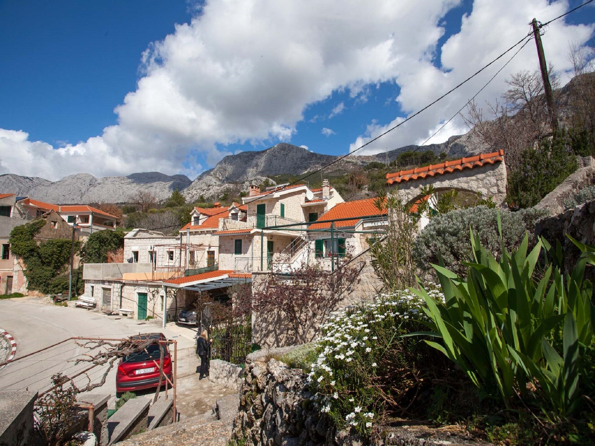 Authentiek stenen vakantiehuis met panoramisch zeezicht in Podgora - foto 10