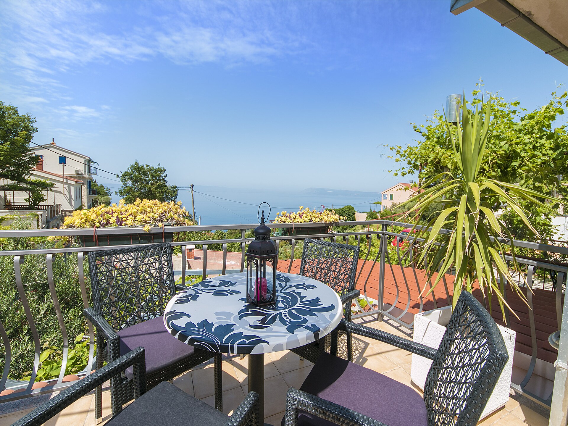 Authentiek stenen vakantiehuis met panoramisch zeezicht in Podgora - foto 7