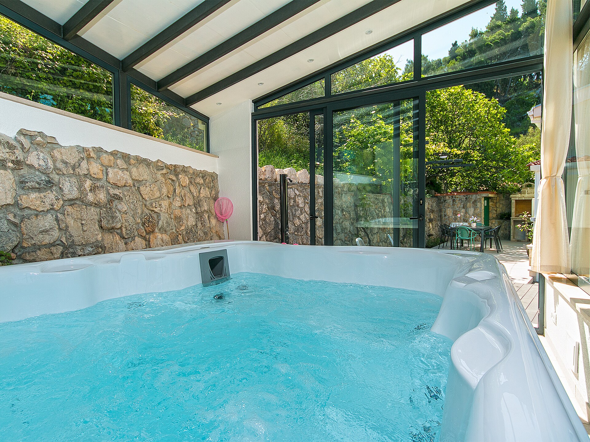 Authentiek stenen vakantiehuis met panoramisch zeezicht in Podgora - foto 6