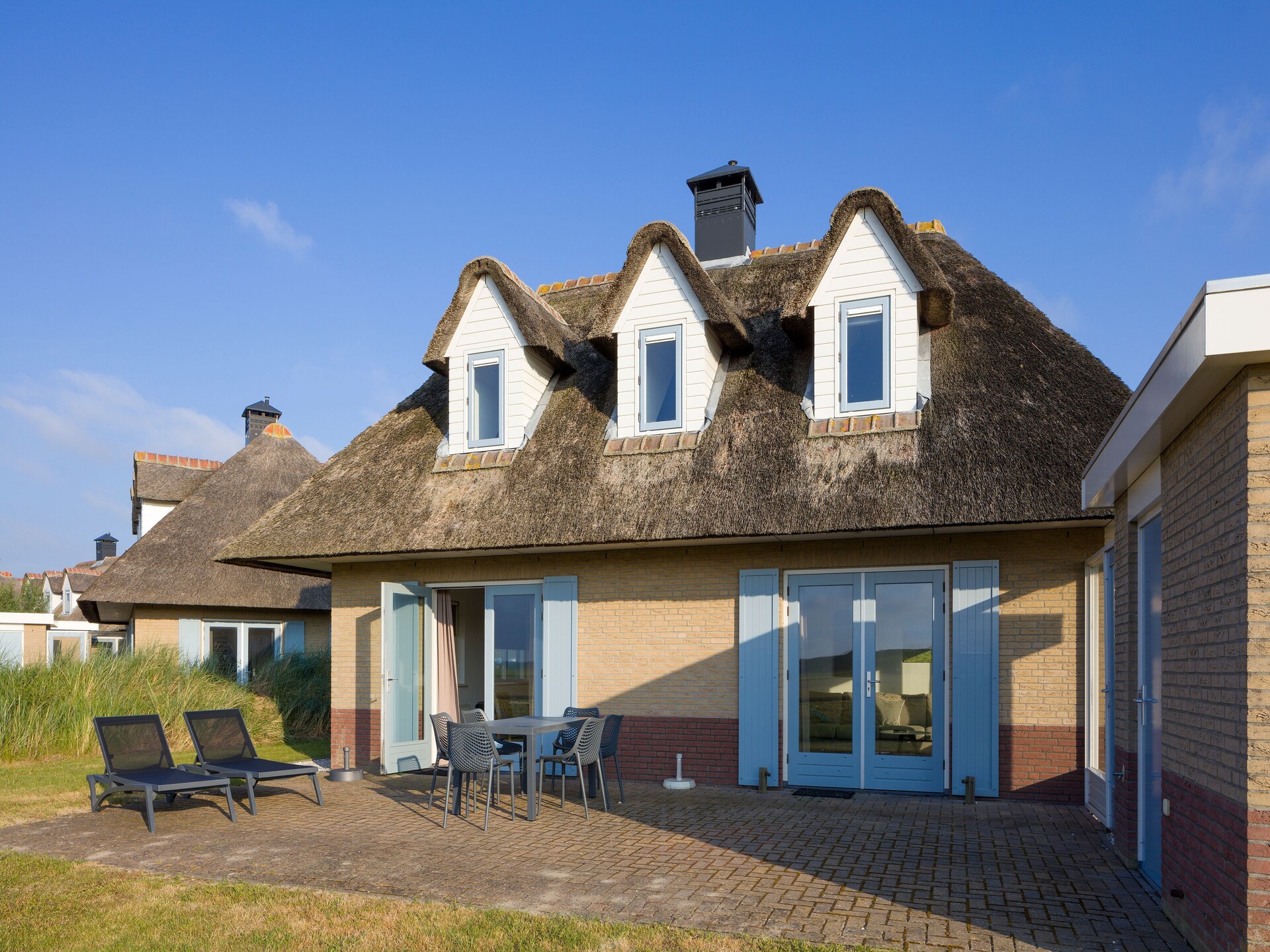 Vrijstaande rietgedekte villa met sauna, 500m van strand Julianadorp - foto 11