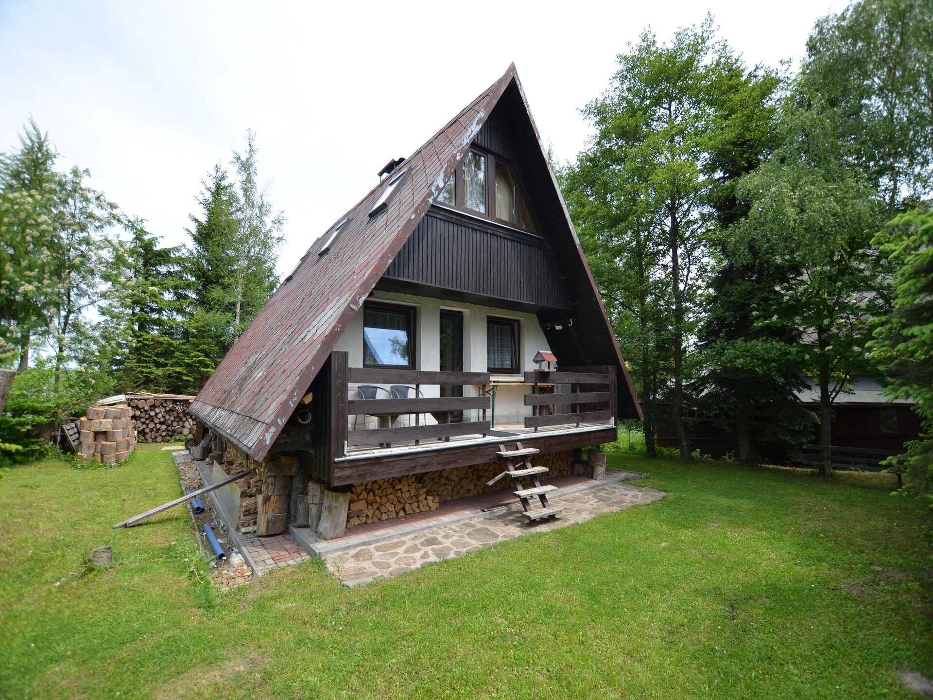 6-persoons chalet in Loučná pod Klínovcem op 500m van de piste - foto 1