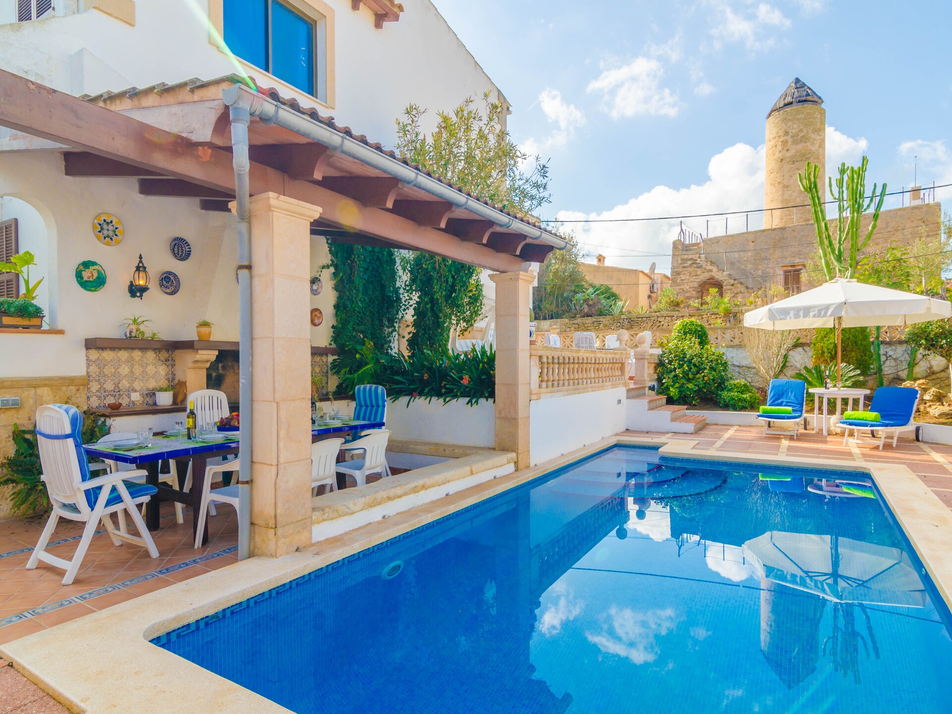 Ruime villa met privézwembad aan de golfbaan bij Colònia de Sant Pere - foto 2