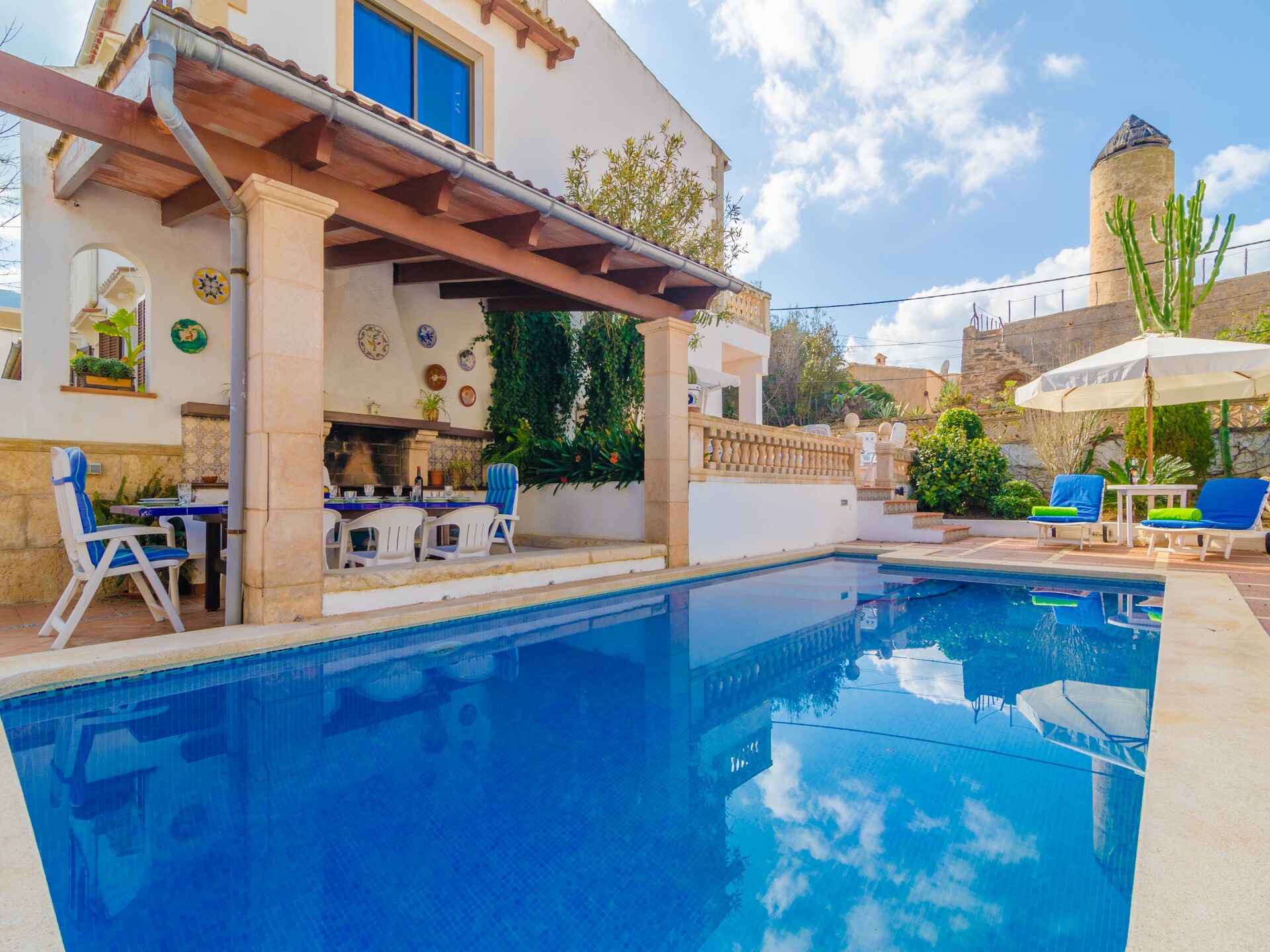 Ruime villa met privézwembad aan de golfbaan bij Colònia de Sant Pere - foto 41
