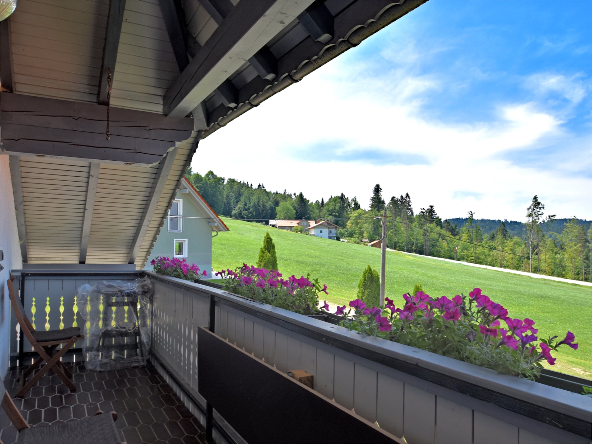 Golfbaan op 500m: Ruim appartement Haus Renate in Waldkirchen - foto 20