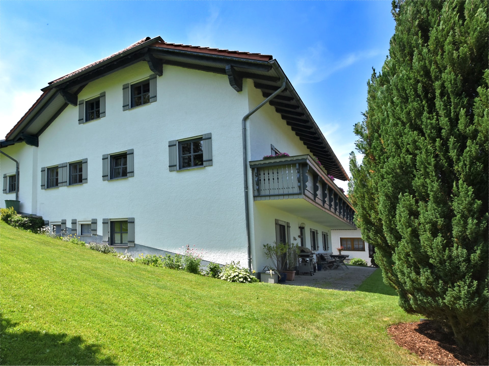 Golfbaan op 500m: Ruim appartement Haus Renate in Waldkirchen - foto 19