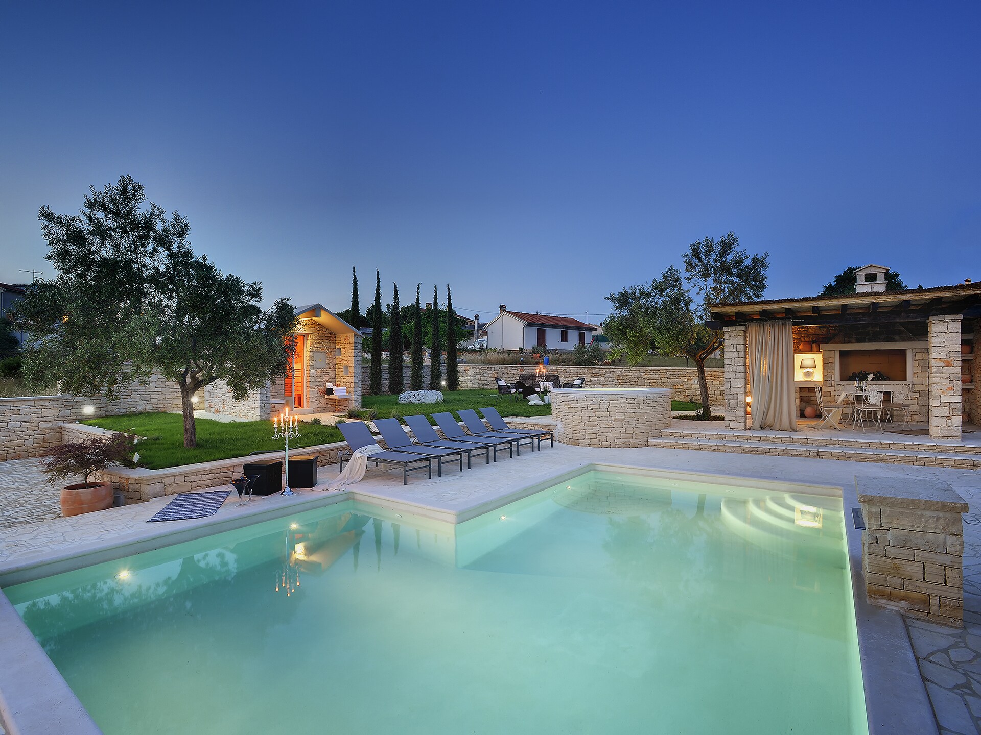 Villa Paradiso: Ruime villa met privézwembad en sauna nabij Rovinj - foto 8