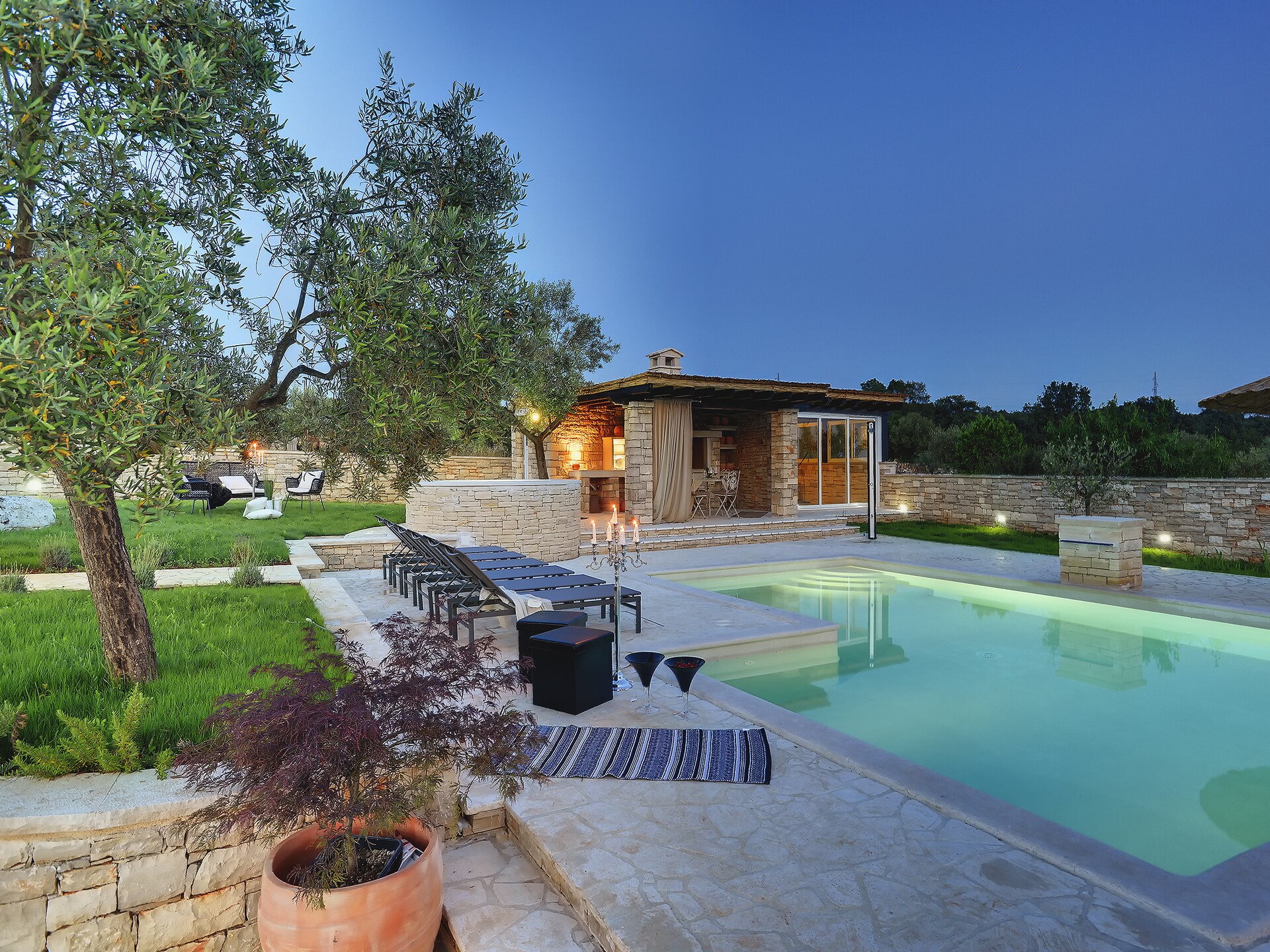 Villa Paradiso: Ruime villa met privézwembad en sauna nabij Rovinj - foto 9