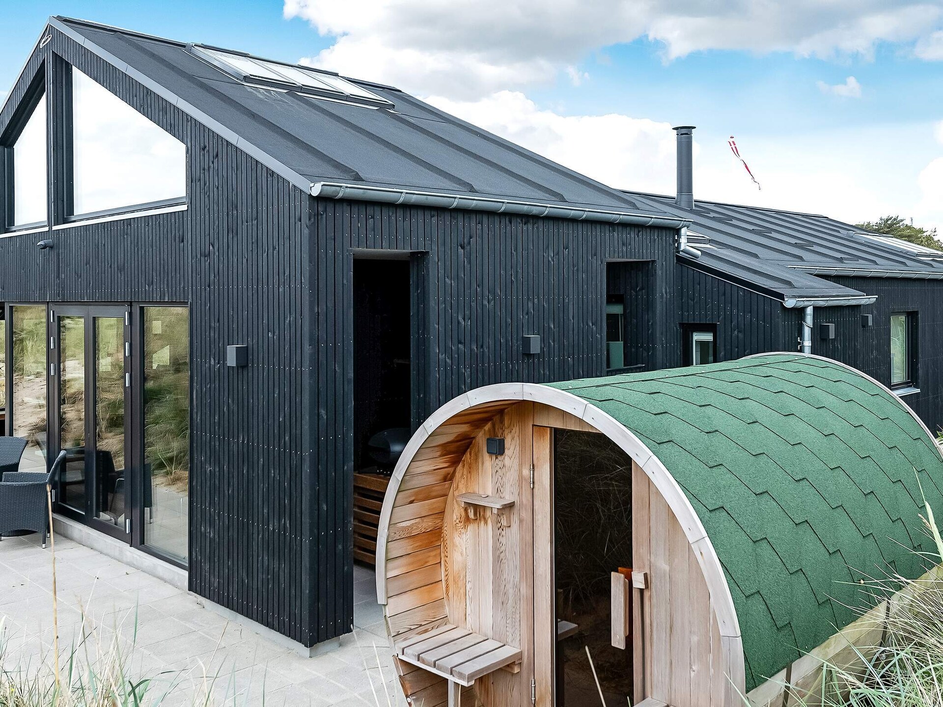 Architectonisch vakantiehuis met zeezicht en sauna op 50m van het strand - foto 32