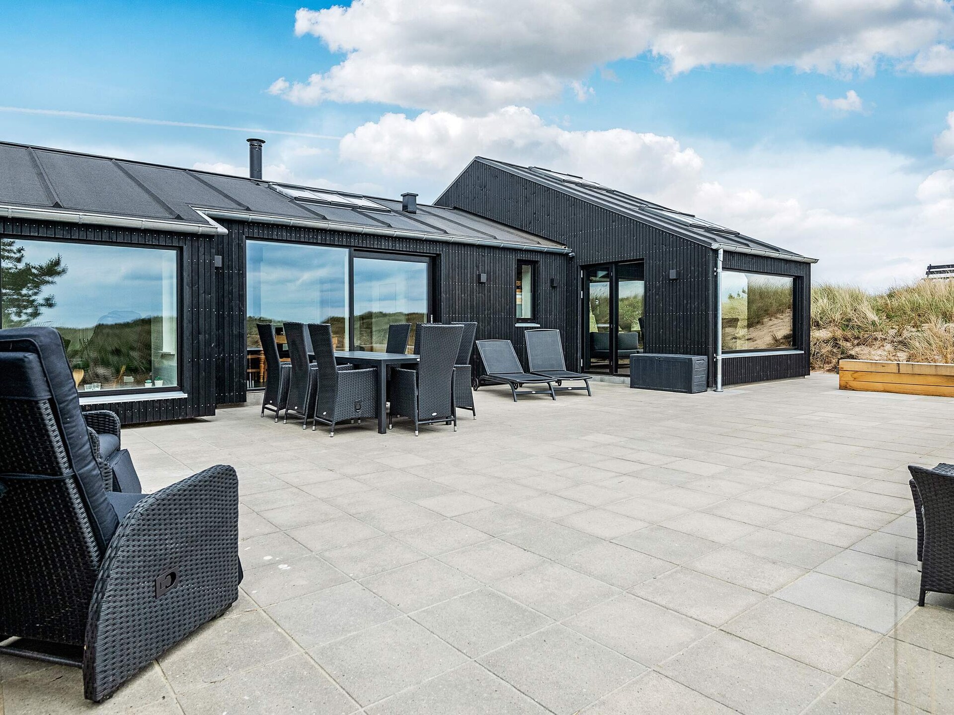 Architectonisch vakantiehuis met zeezicht en sauna op 50m van het strand - foto 34