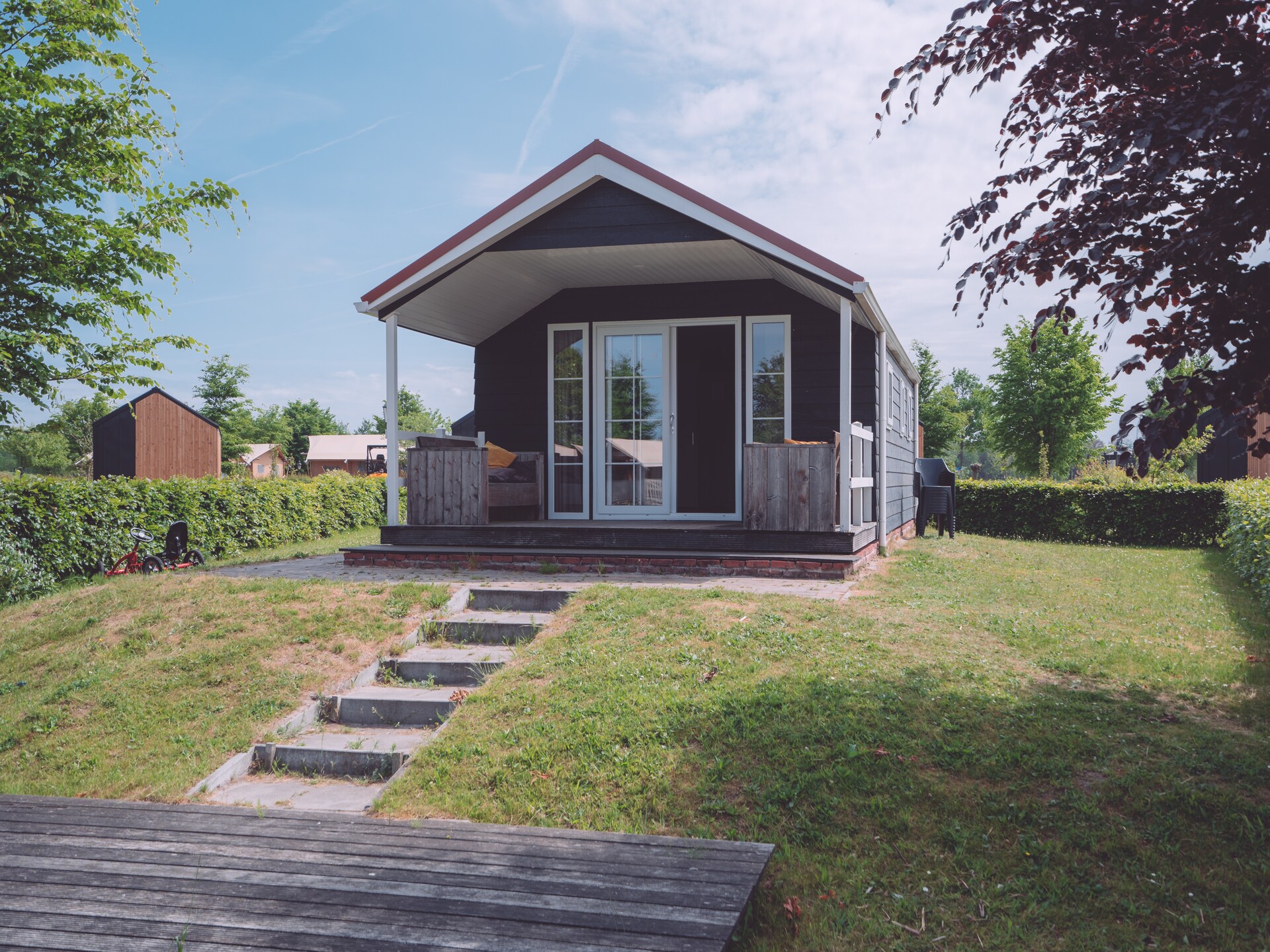 Knus waterchalet met privéveranda en aanlegsteiger in Bant, Flevoland - foto 6