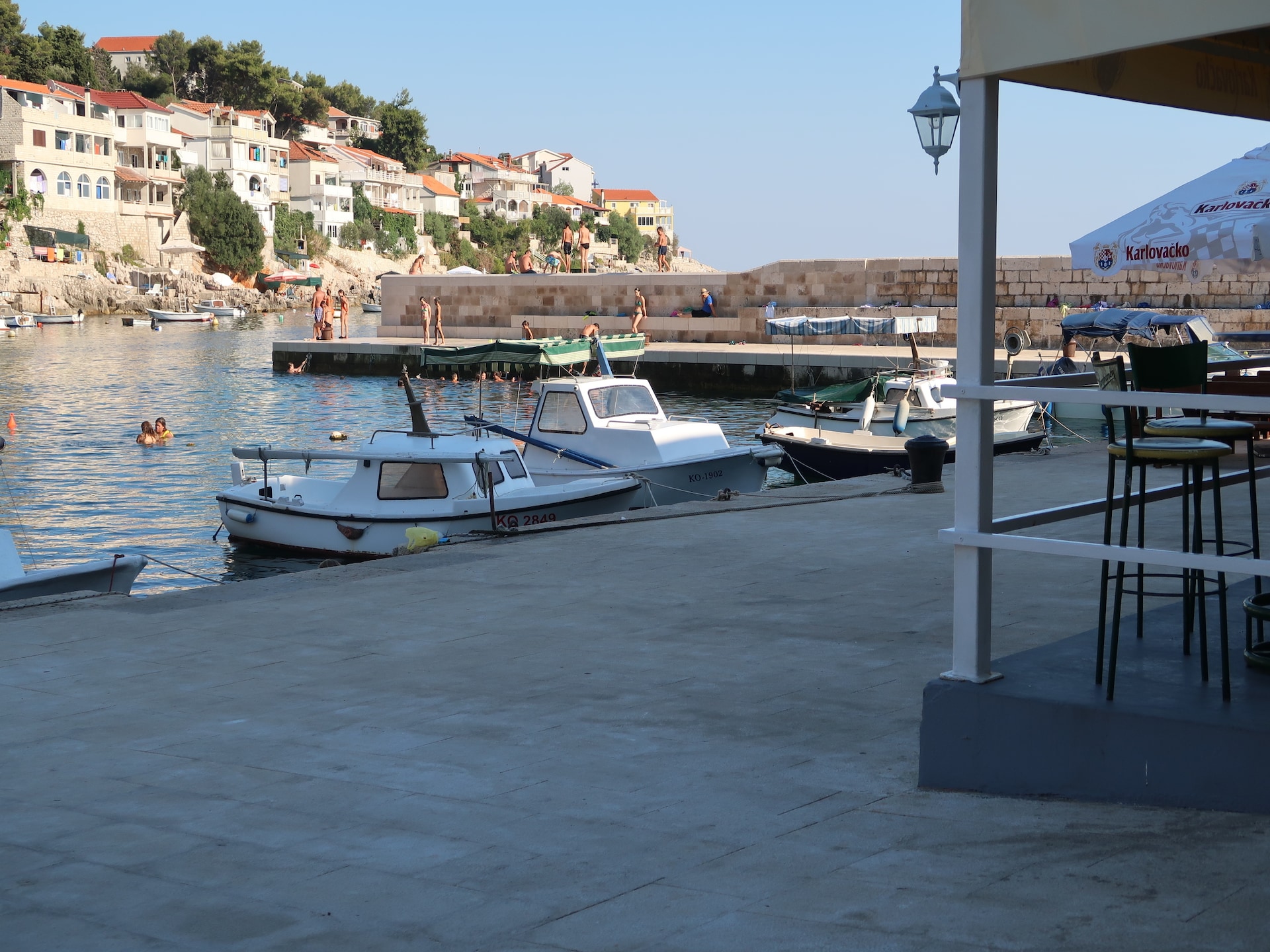 Vrijstaande villa met privézwembad en zeezicht op 100m van het strand in Cara, Korcula - foto 21