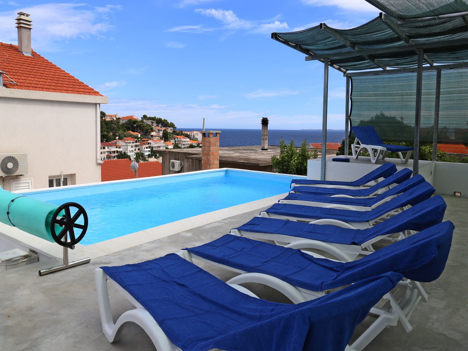 Vrijstaande villa met privézwembad en zeezicht op 100m van het strand in Cara, Korcula - foto 4