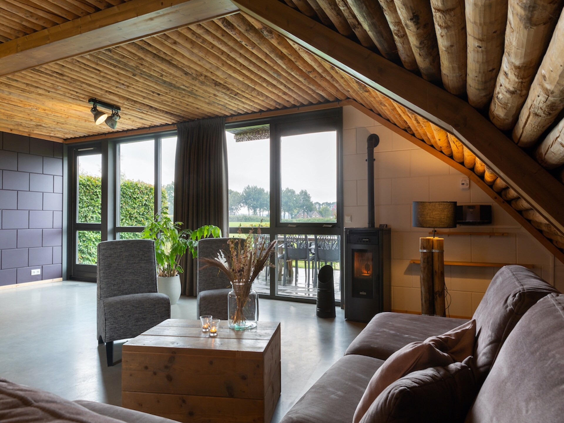 Koe in de Kost 3: Unieke 8-persoons bungalow met begroeid dak in Heeten - foto 11