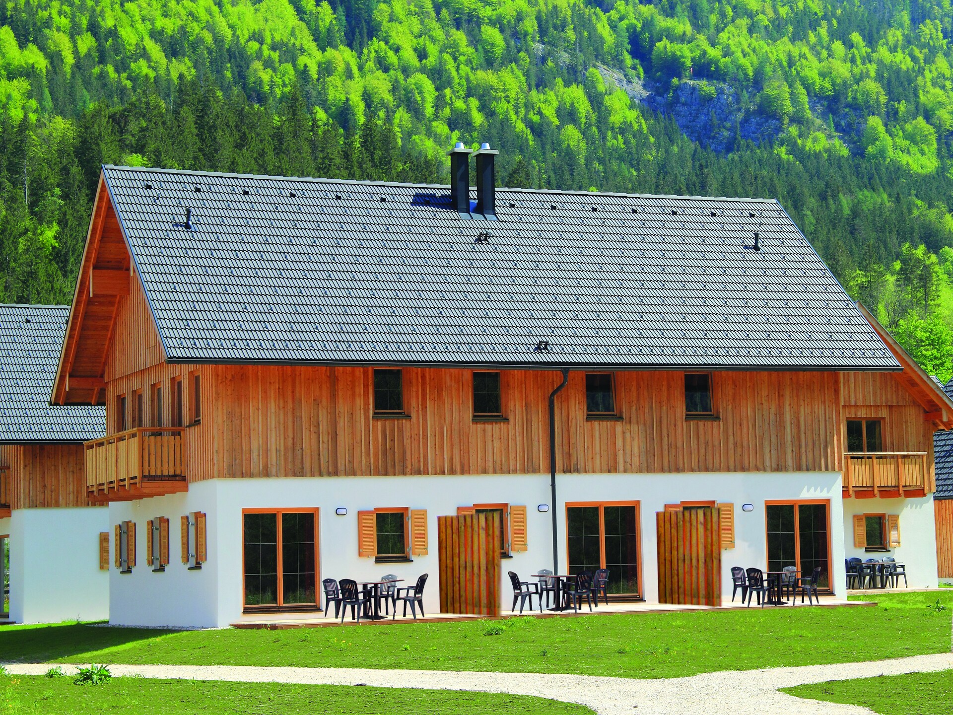 Luxe chalet voor 6 bij Hallstättersee met tuin, vlakbij skigebied - foto 1