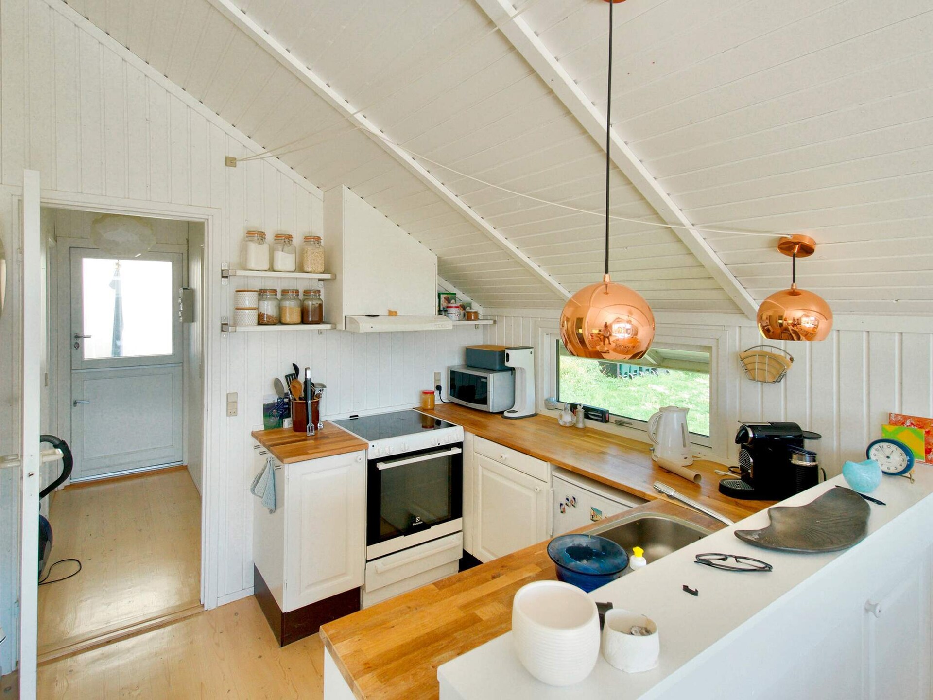 Knus houten vakantiehuis op 100 meter van zee met panoramisch uitzicht - foto 13