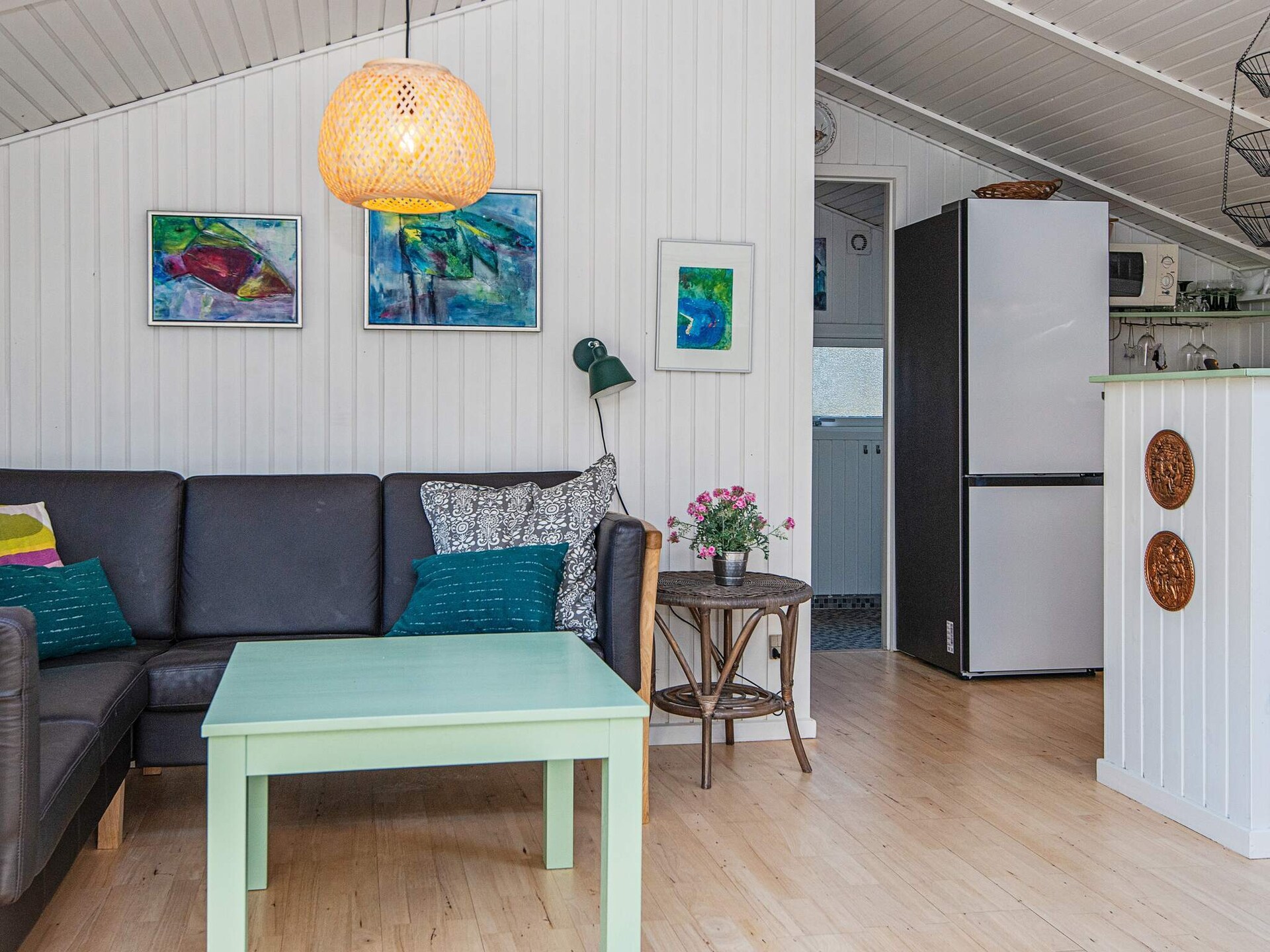 Knus vrijstaand huis aan doodlopende weg, 80m van het Kvie Sø meer - foto 27