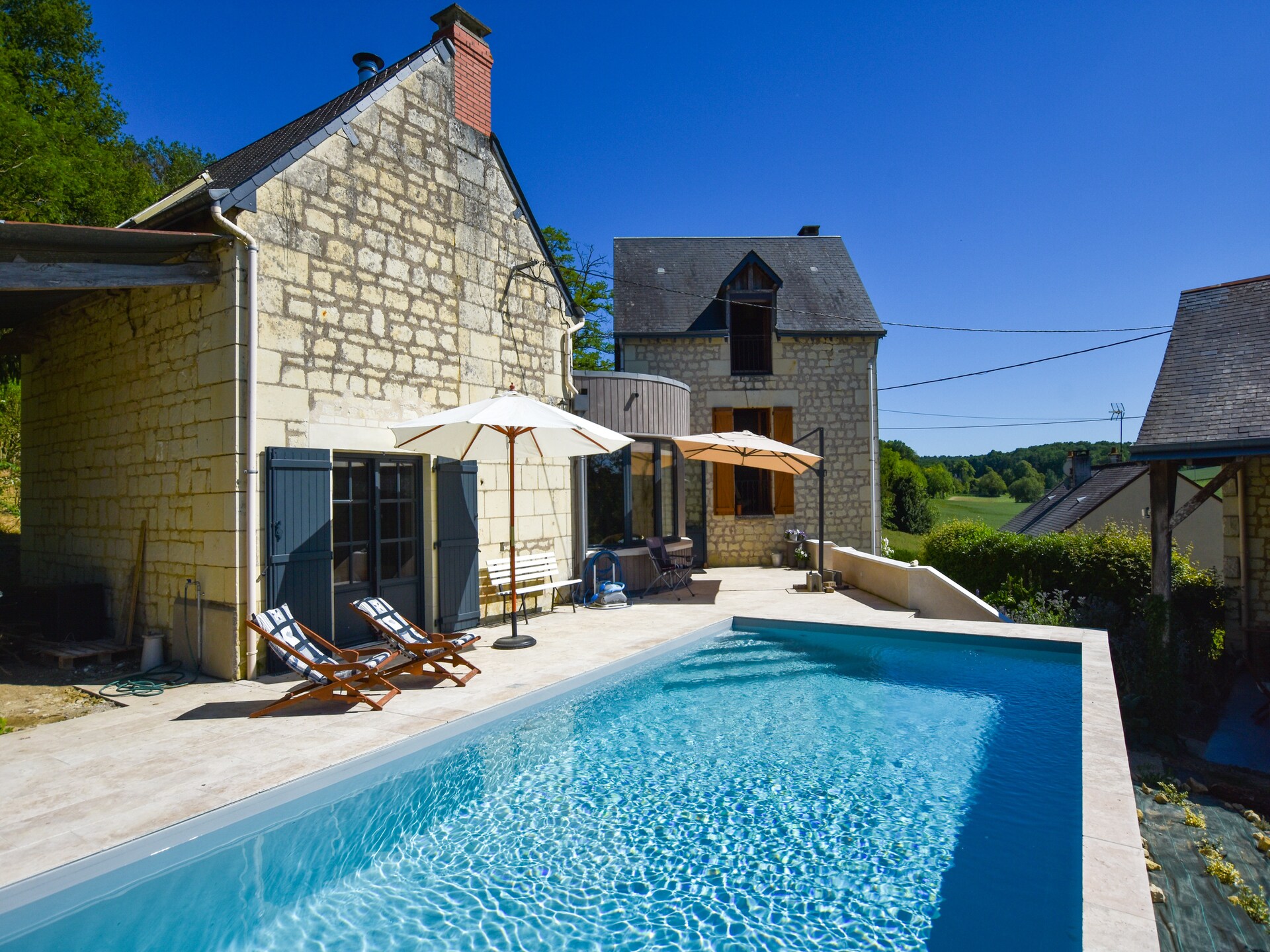 Landhuis Thizay: privézwembad, 6 pers., Loirevallei - foto 1