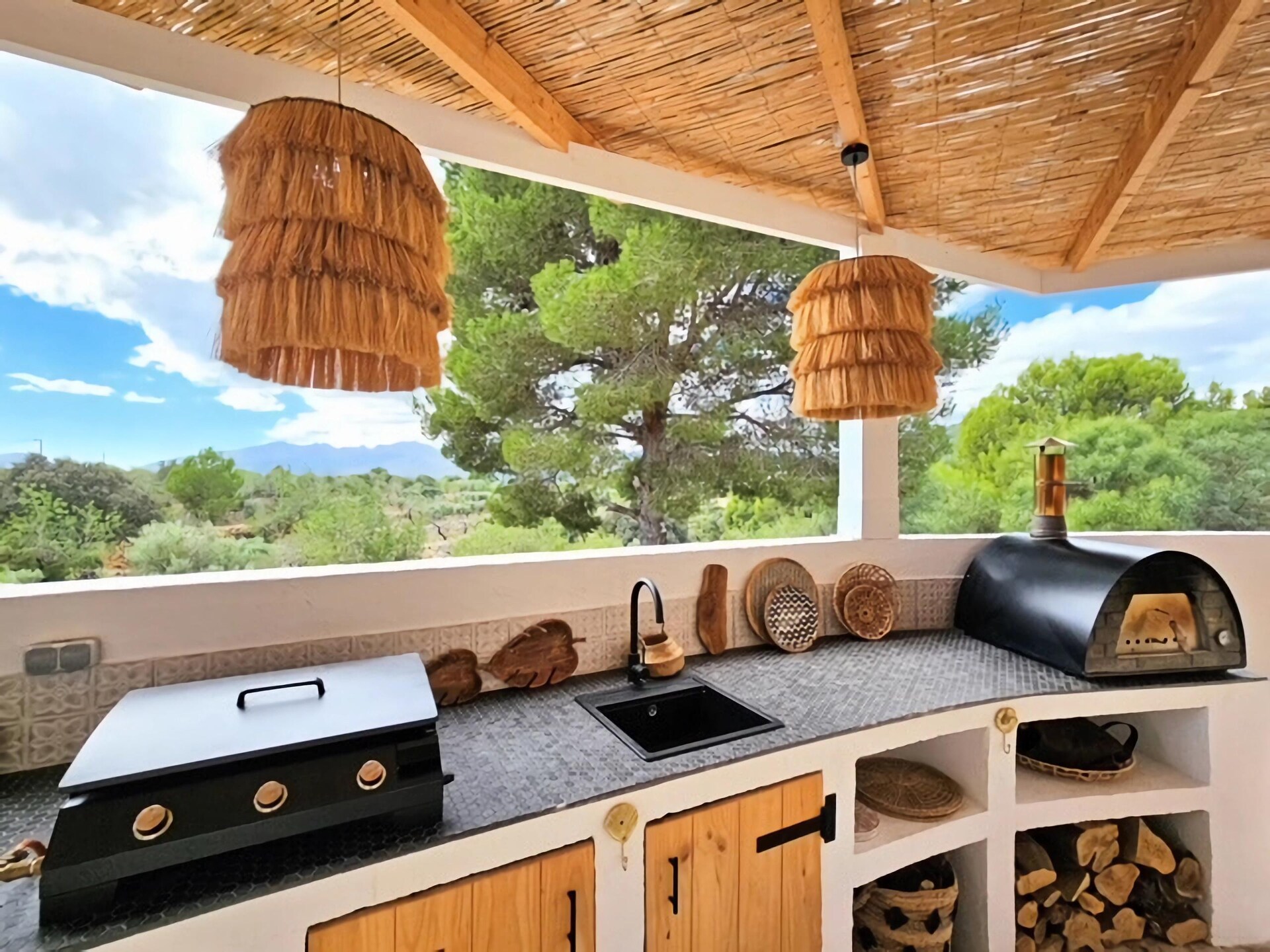 Privézwembad en rustieke charme in Villa Finca de Piedra, Benissa - foto 36