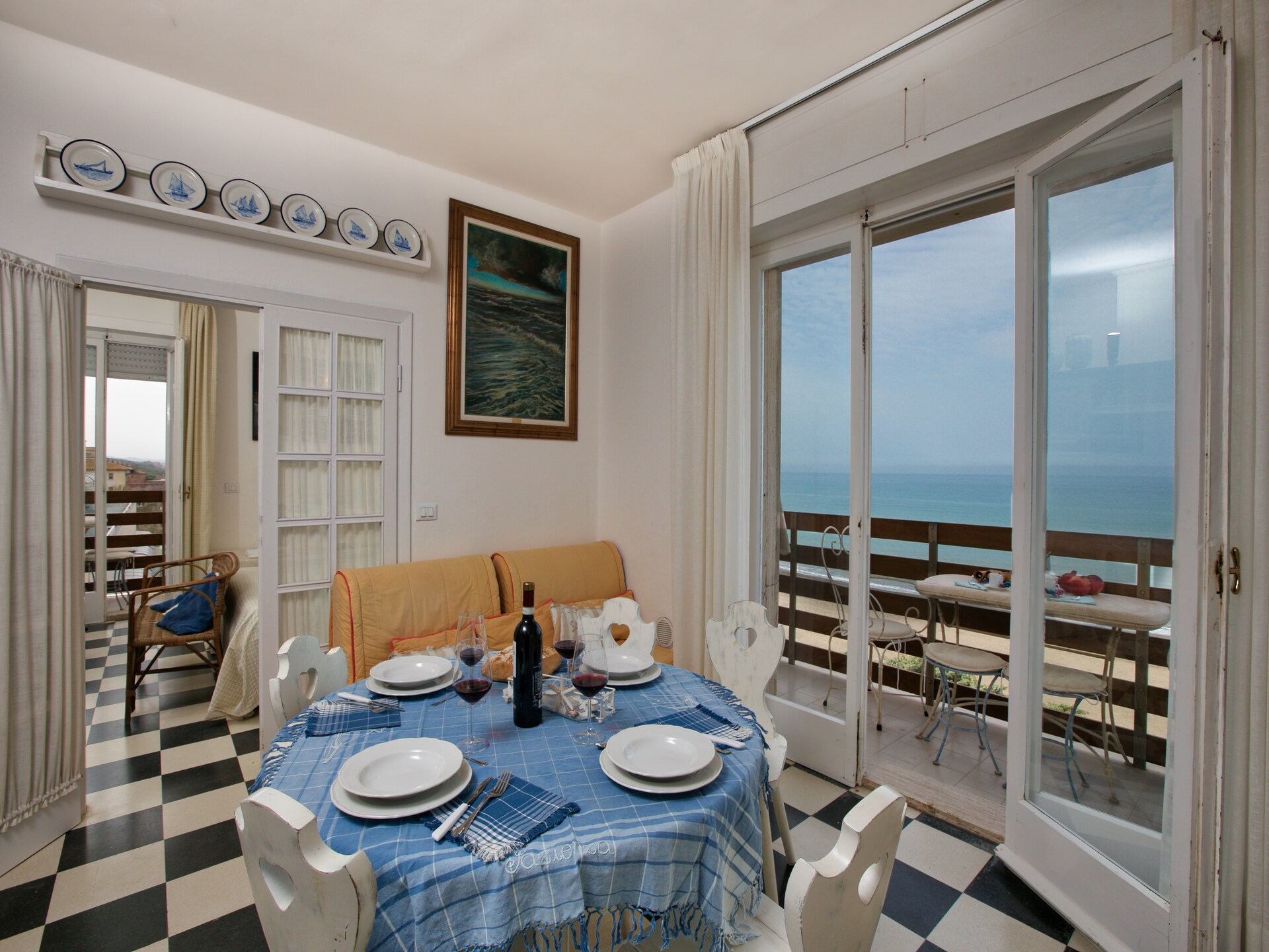 Appartement met directe strandtoegang en panoramisch zeezicht in Marina di Castagneto - foto 7