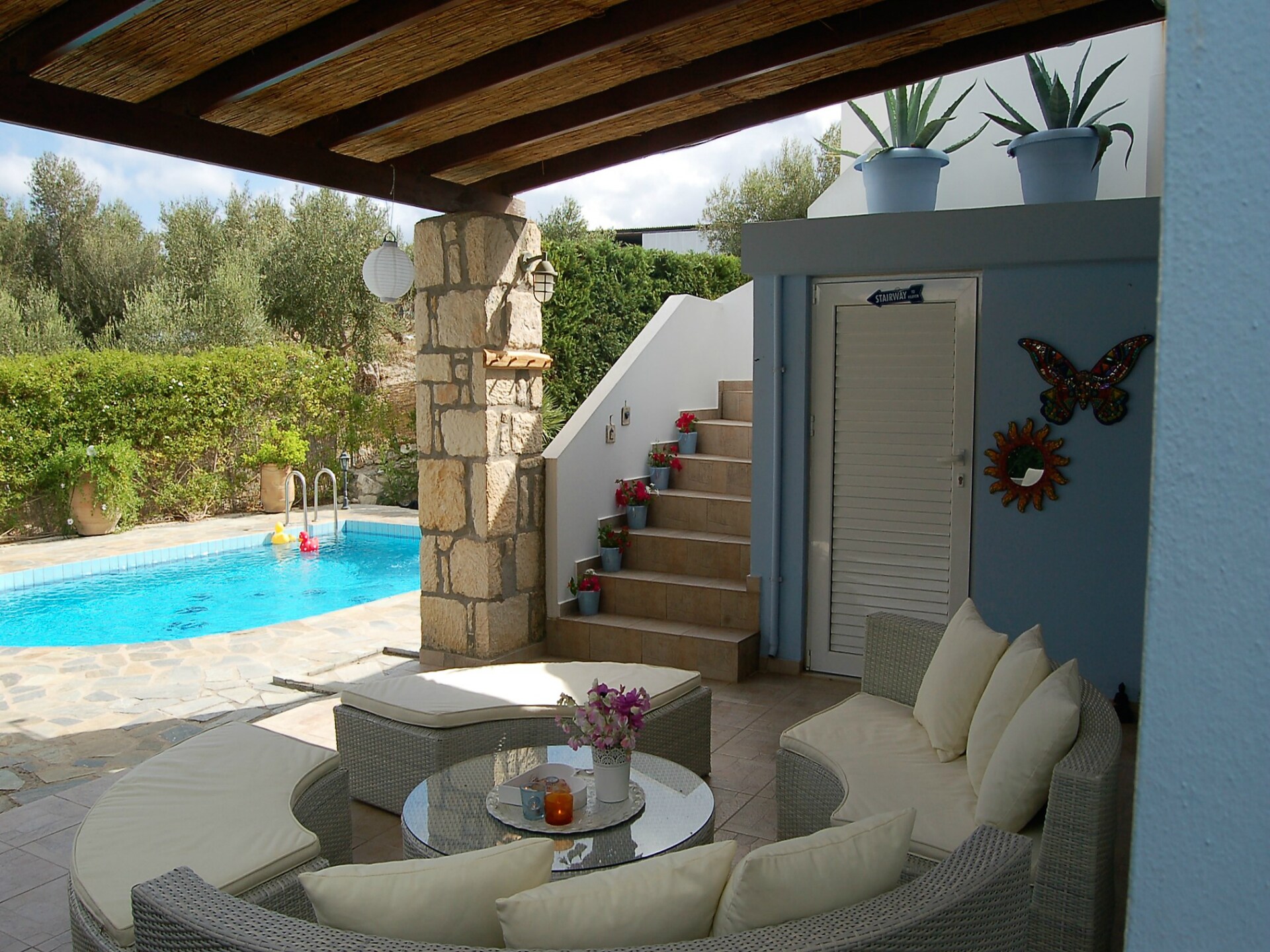 Villa Estia: authentieke villa met zwembad en zeezicht op Kreta - foto 9