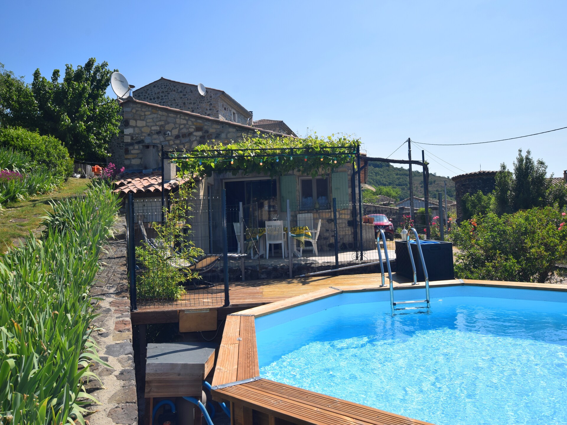 Maison de village: vrijstaand vakantiehuis met tuin in bosrijk Saint Pons - foto 15