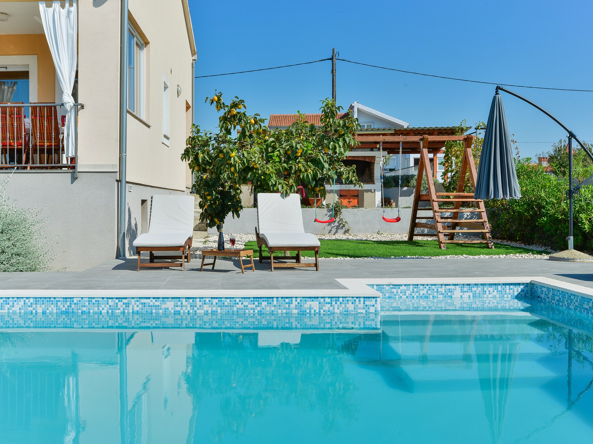 Villa Željko: Ruime vrijstaande villa met privézwembad bij Zadar - foto 39