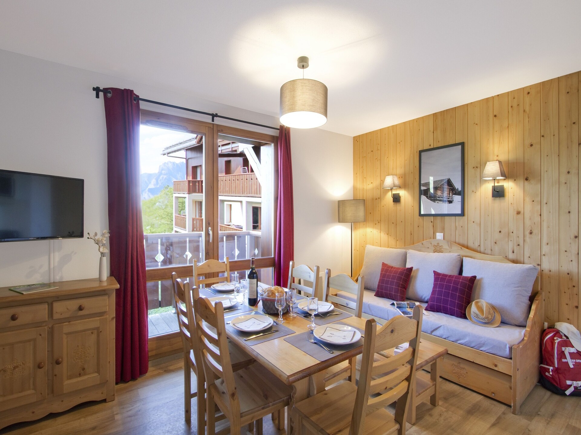 Chalet Le Grand Panorama I 3: authentiek ski-verblijf in Valmeinier voor 5 personen - foto 3