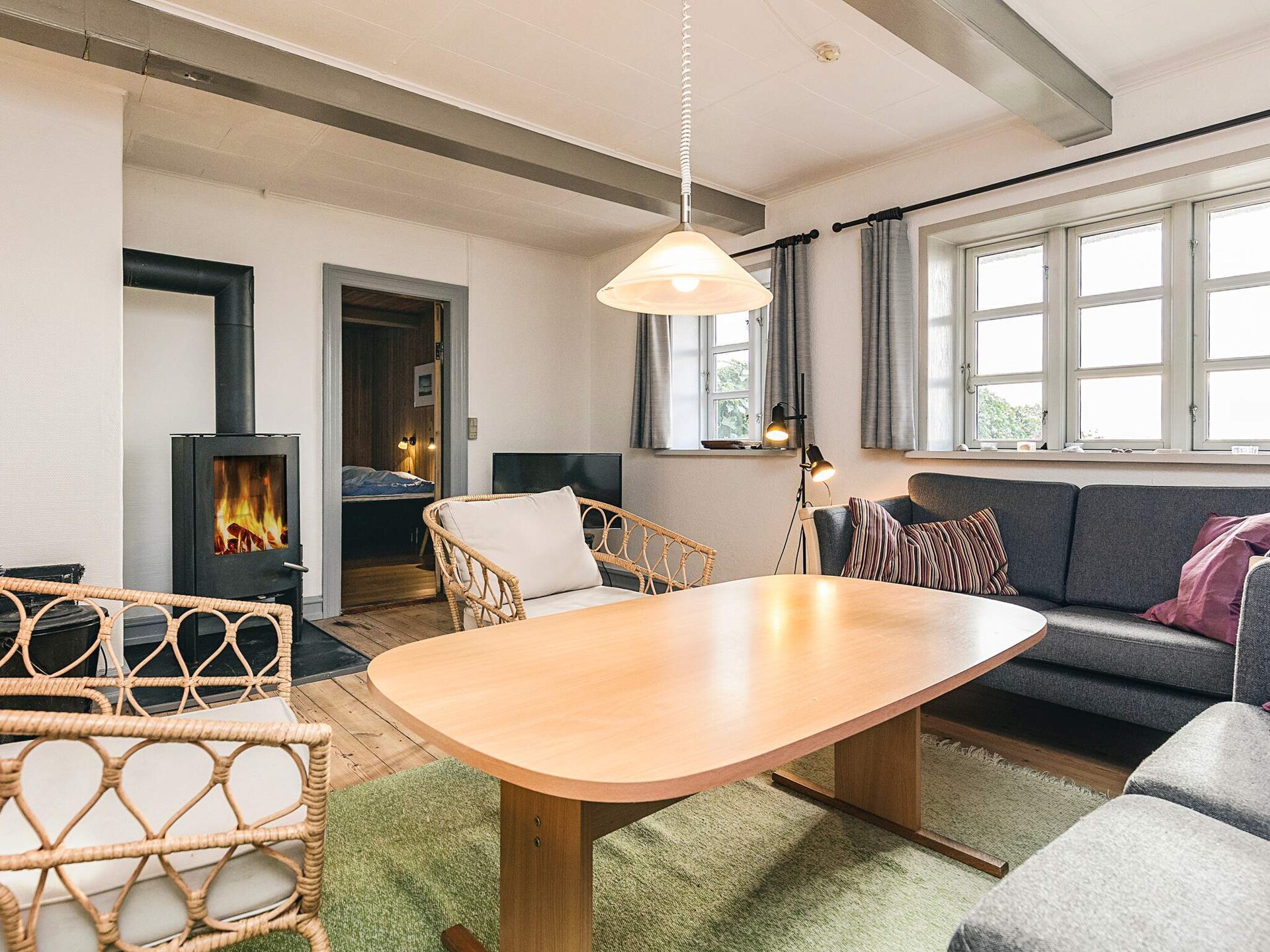 Ruim vakantiehuis op 80 meter van zee met panoramisch waterzicht bij Svendborg - foto 18