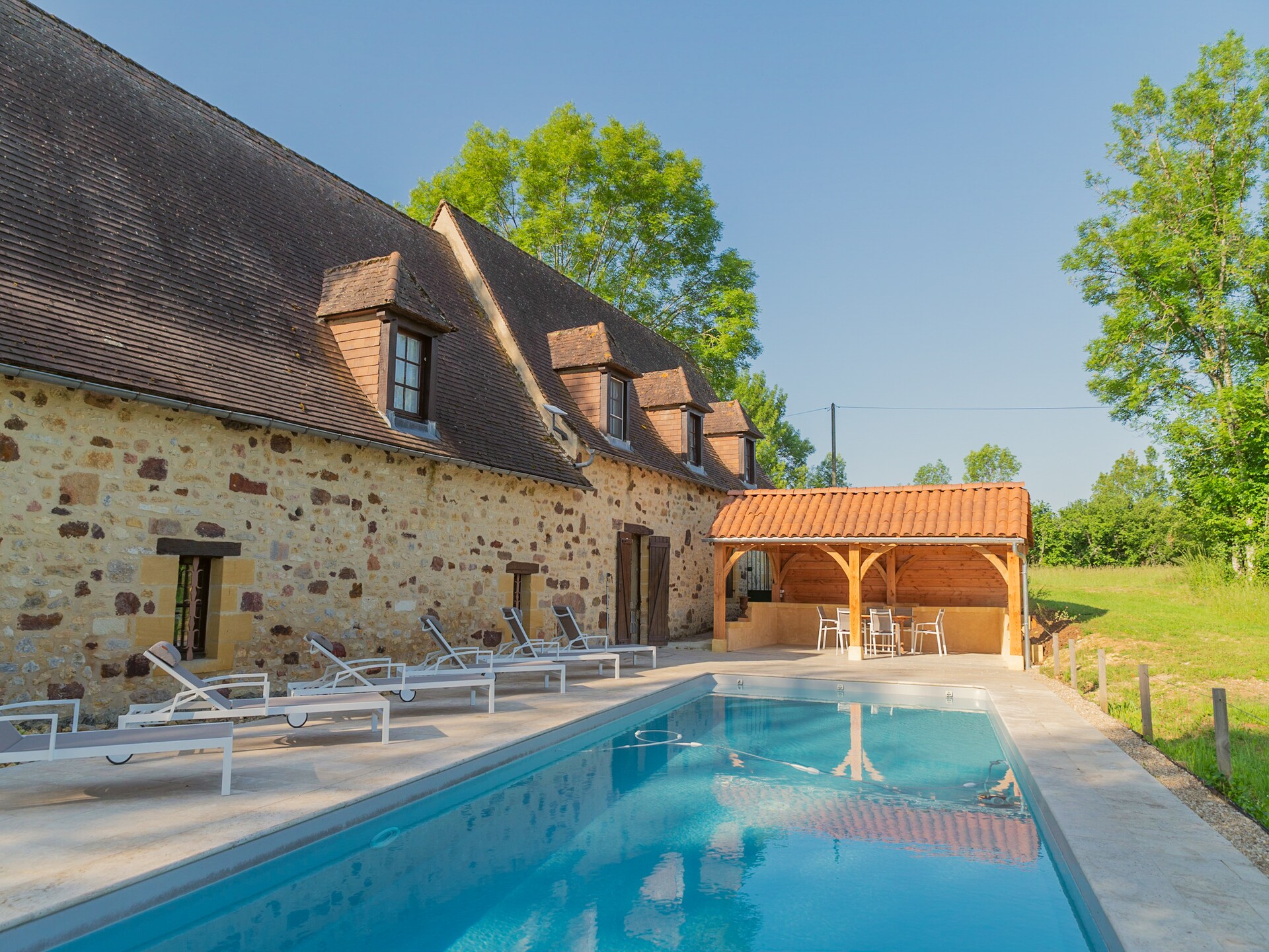 Vrijstaand vakantiehuis met privézwembad aan de Dordogne voor 6 personen - foto 8