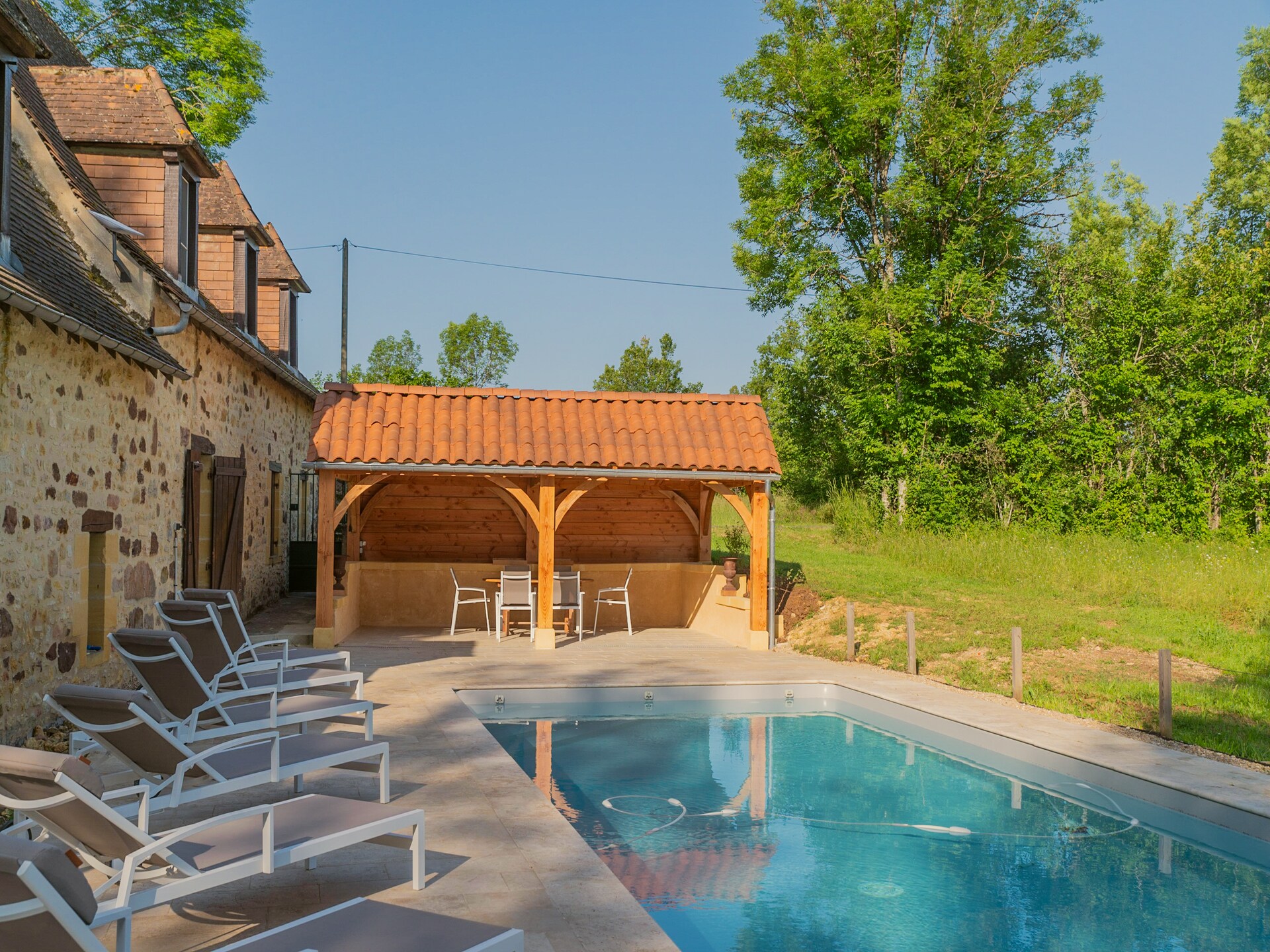 Vrijstaand vakantiehuis met privézwembad aan de Dordogne voor 6 personen - foto 11