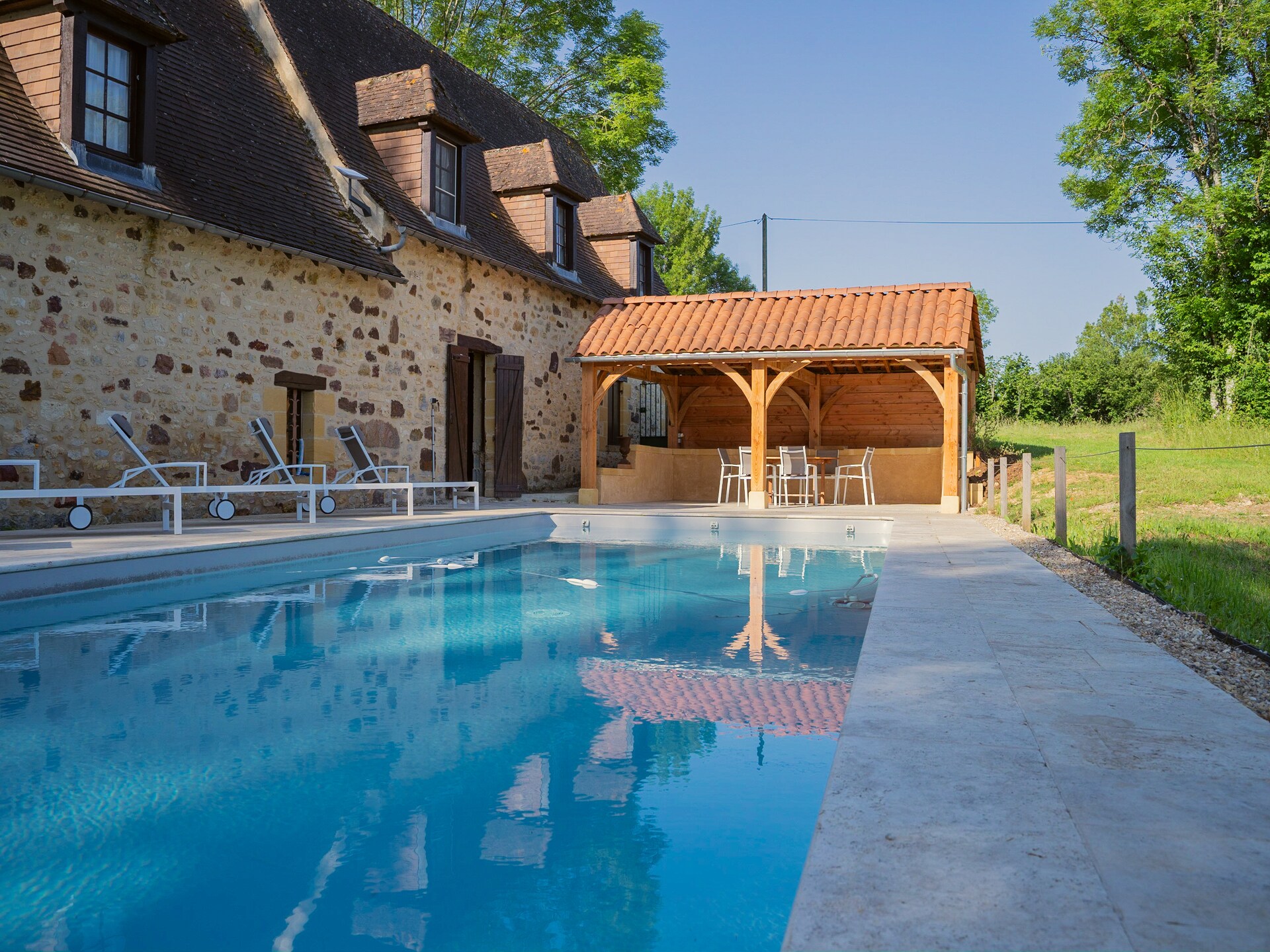 Vrijstaand vakantiehuis met privézwembad aan de Dordogne voor 6 personen - foto 17