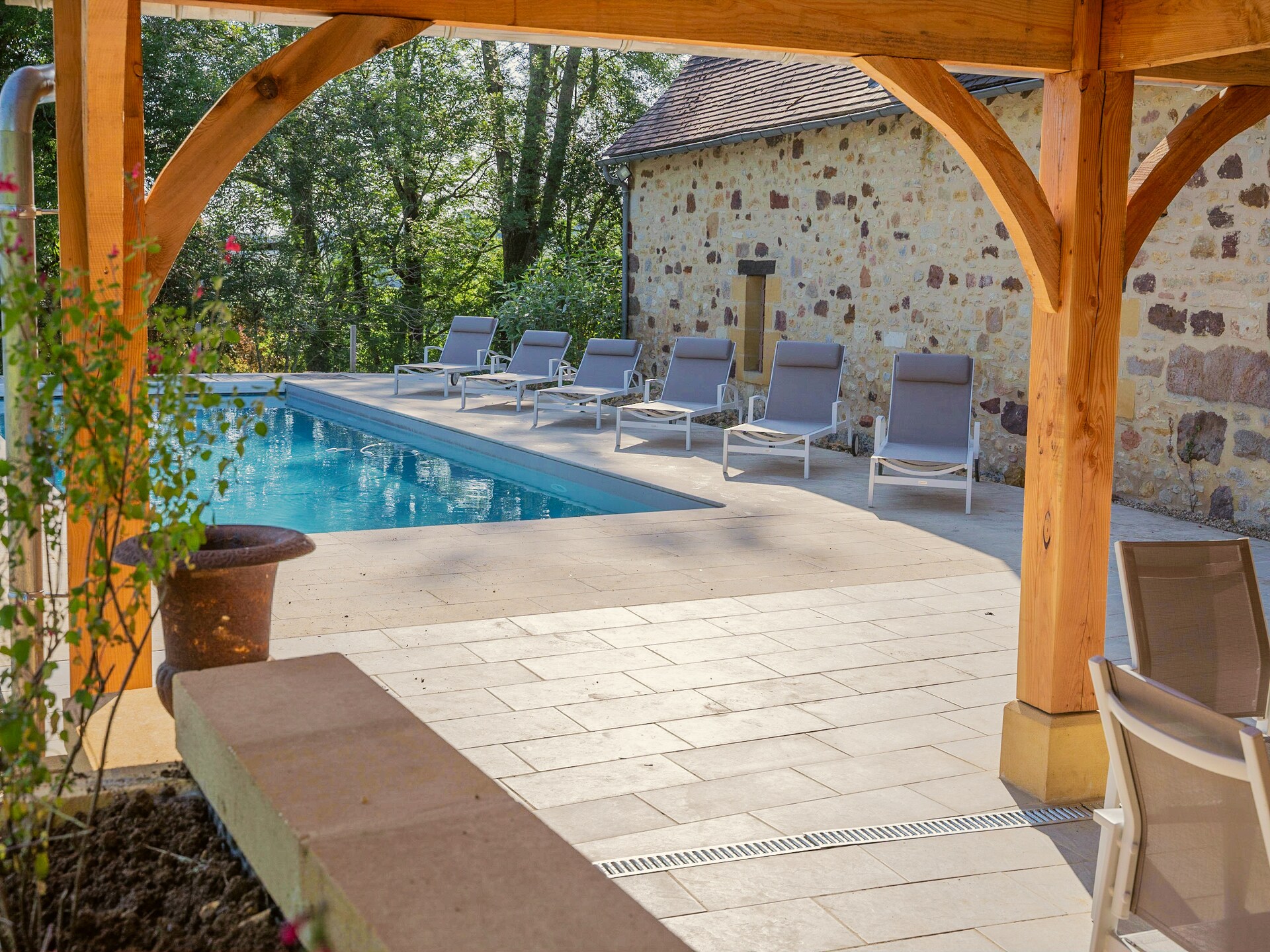 Vrijstaand vakantiehuis met privézwembad aan de Dordogne voor 6 personen - foto 40