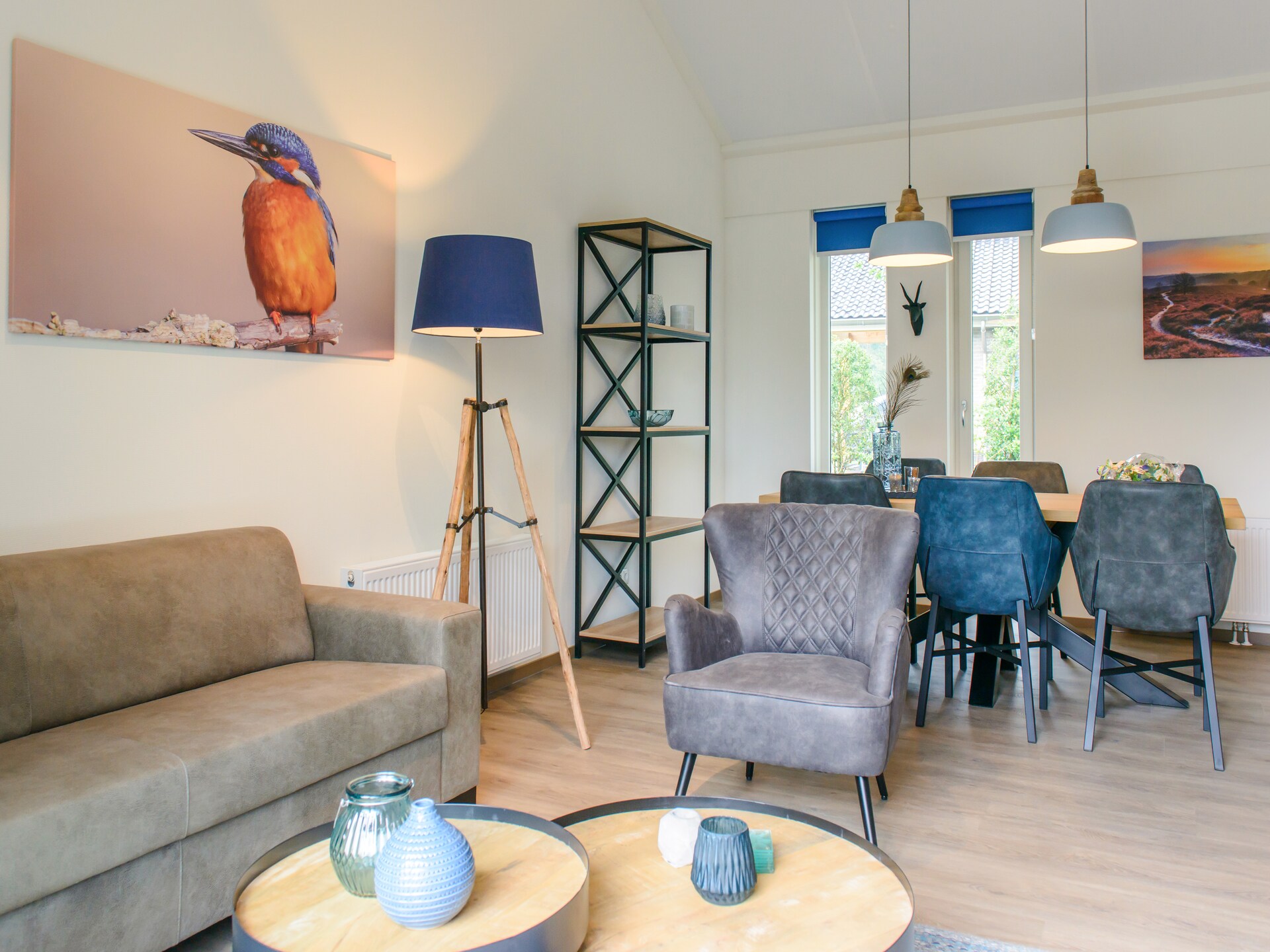 Landgoed De IJsvogel 6: sfeervol vakantiehuis aan het water in Voorthuizen - foto 7