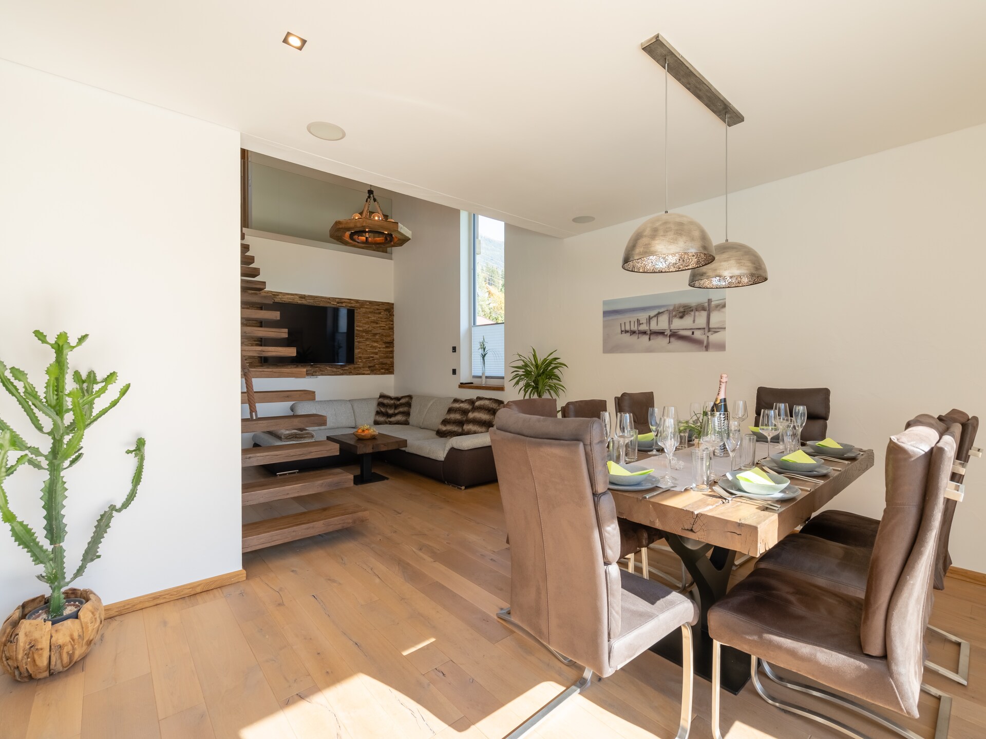 Op 300 m van de piste: Luxe chalet met privézwembad in Neukirchen - foto 12