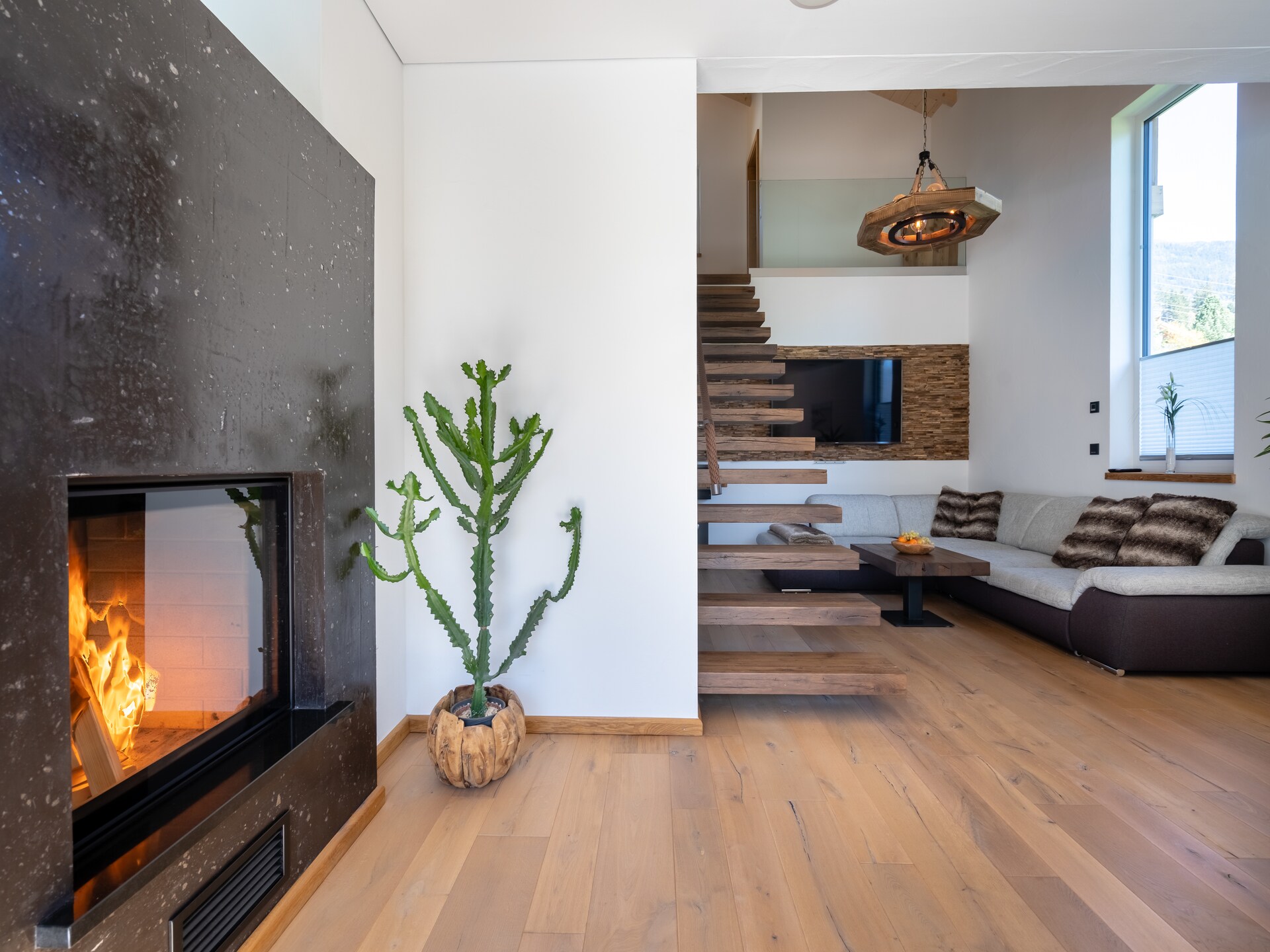 Op 300 m van de piste: Luxe chalet met privézwembad in Neukirchen - foto 7