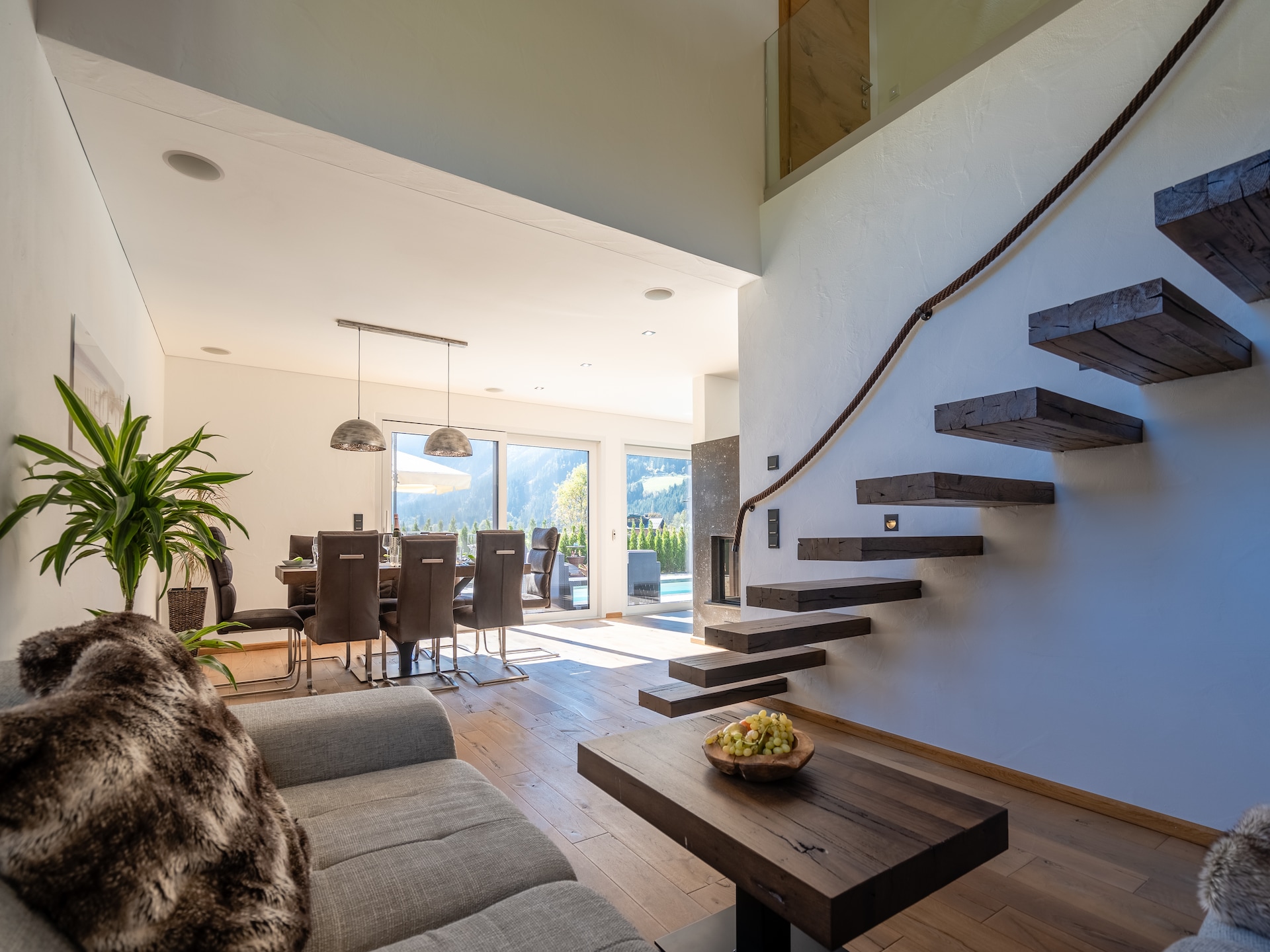 Op 300 m van de piste: Luxe chalet met privézwembad in Neukirchen - foto 11