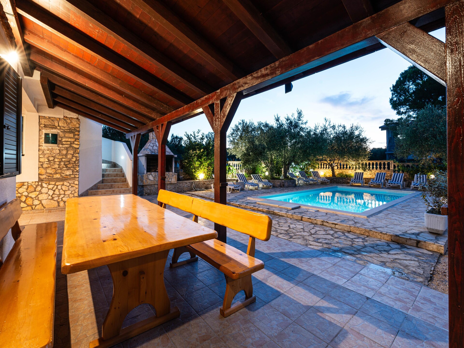 Villa Roko: Ruim vakantiehuis met privézwembad en sauna in Bibinje - foto 24