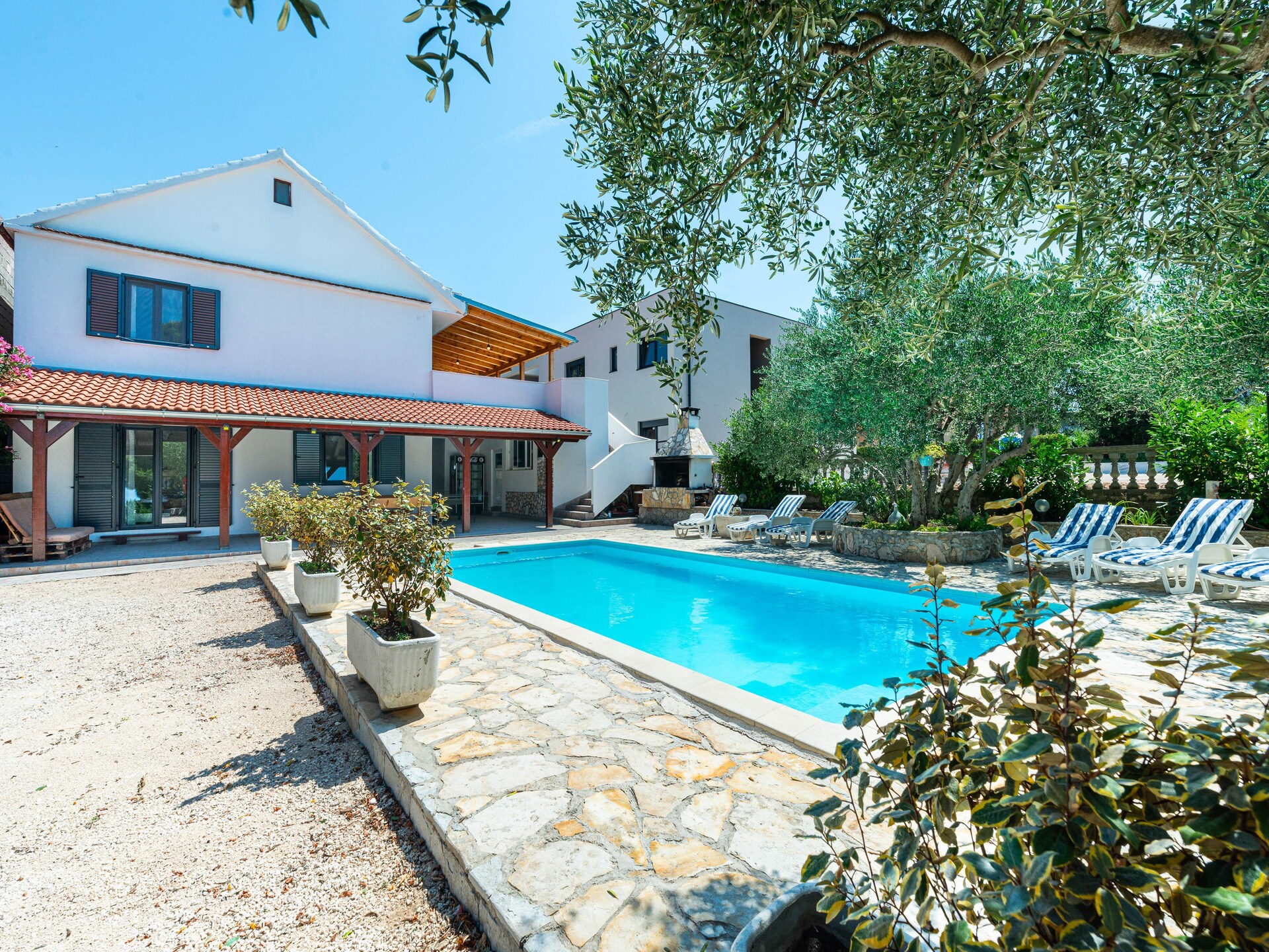 Villa Roko: Ruim vakantiehuis met privézwembad en sauna in Bibinje - foto 4