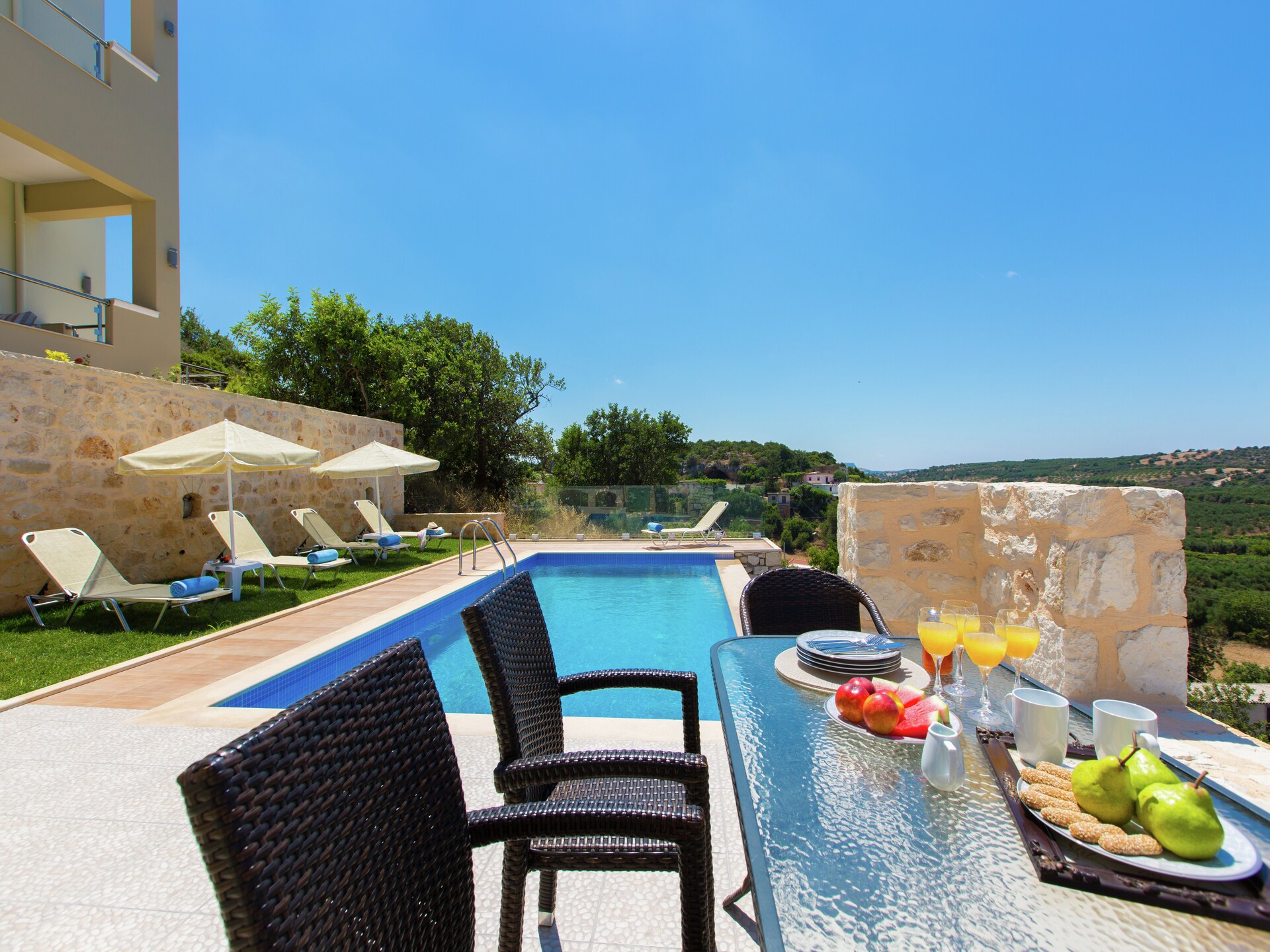 Drie luxe villa’s op Kreta voor 21 personen met privézwembad bij Achlades - foto 32