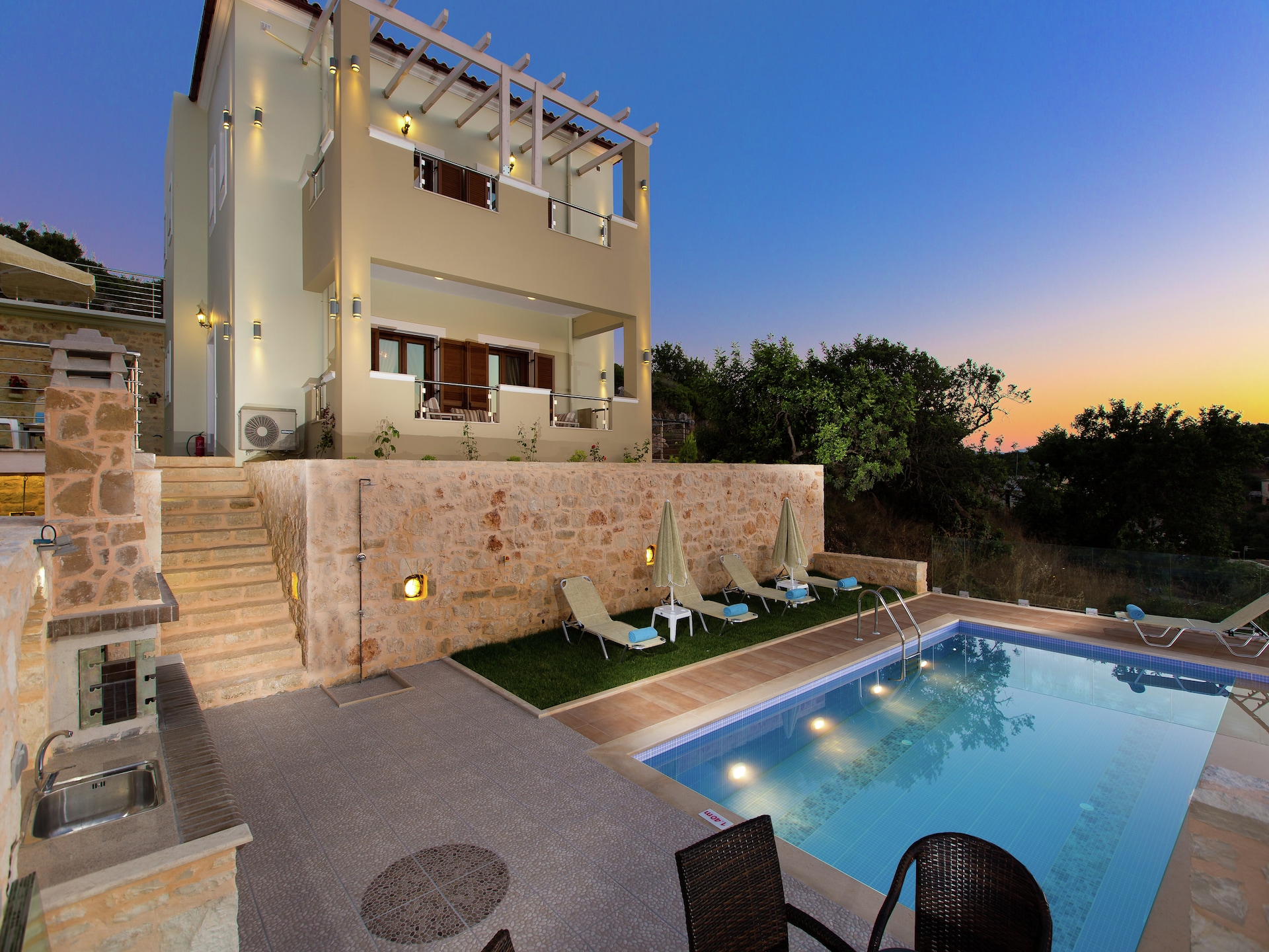 Drie luxe villa’s op Kreta voor 21 personen met privézwembad bij Achlades - foto 20