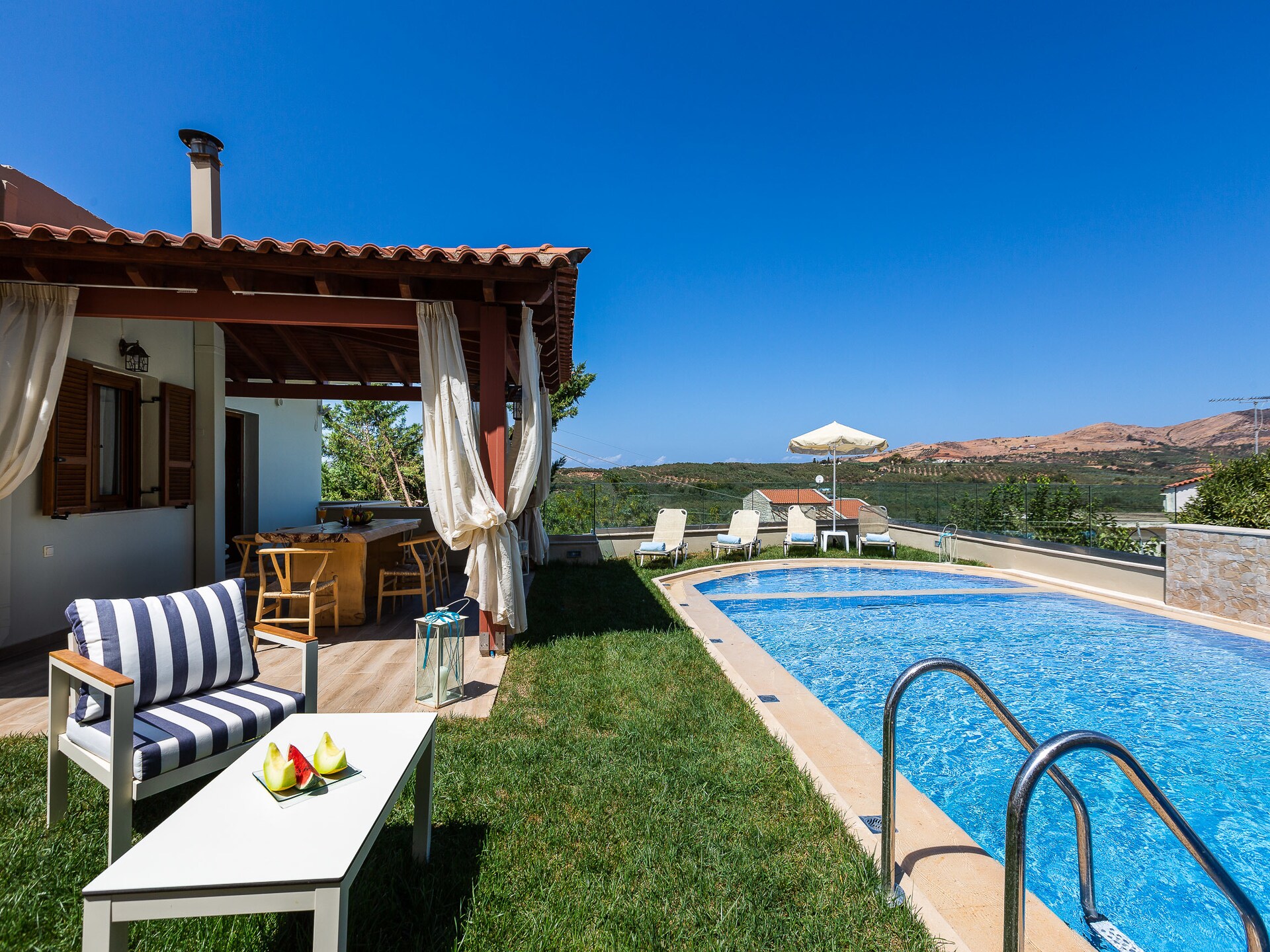 Drie luxe villa’s op Kreta voor 21 personen met privézwembad bij Achlades - foto 27