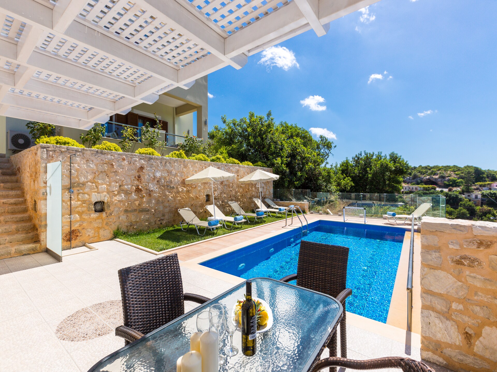 Drie luxe villa’s op Kreta voor 21 personen met privézwembad bij Achlades - foto 29