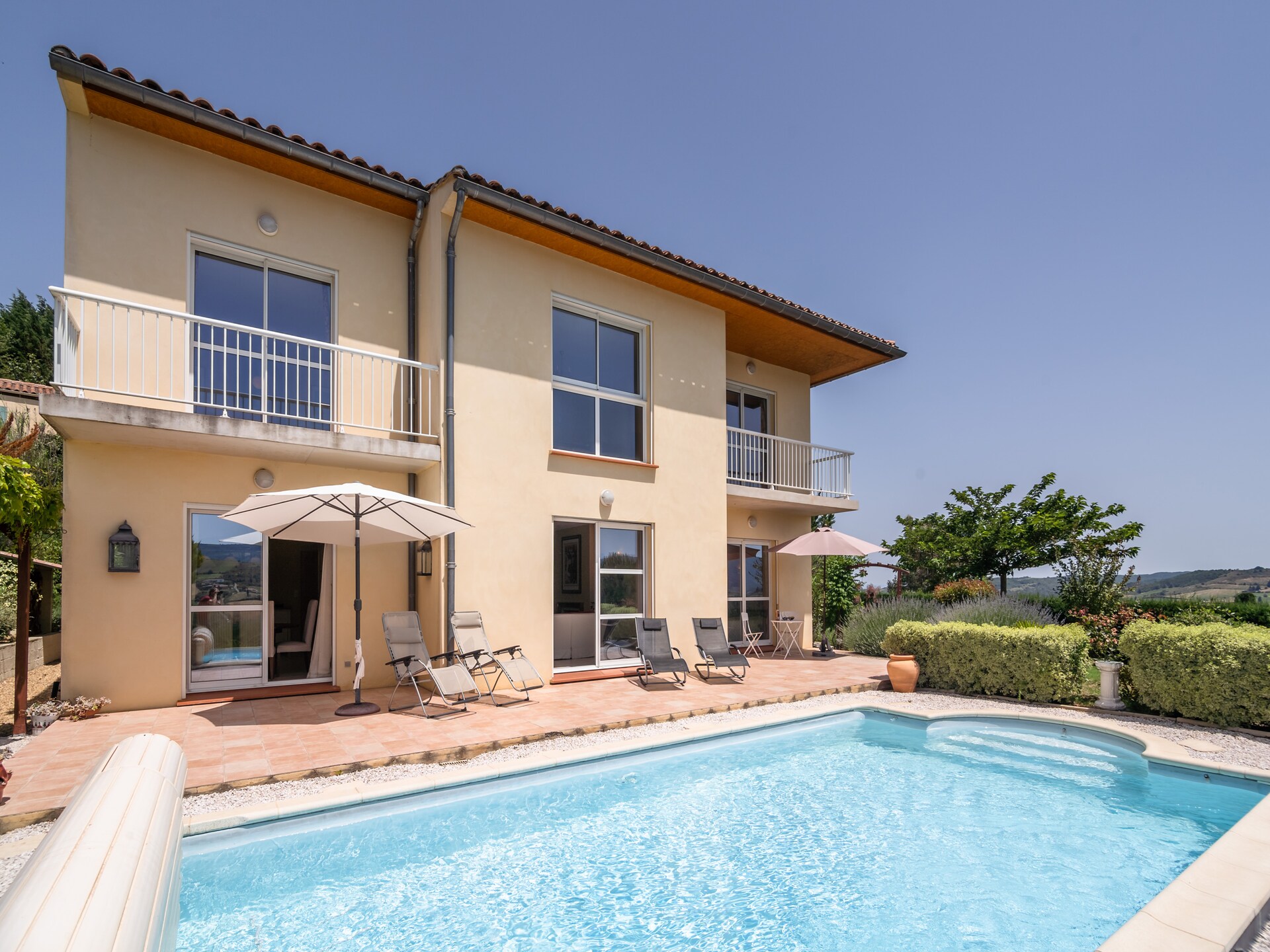 Villa Tranquille: Luxe villa met privézwembad en panoramisch uitzicht in Limoux - foto 11