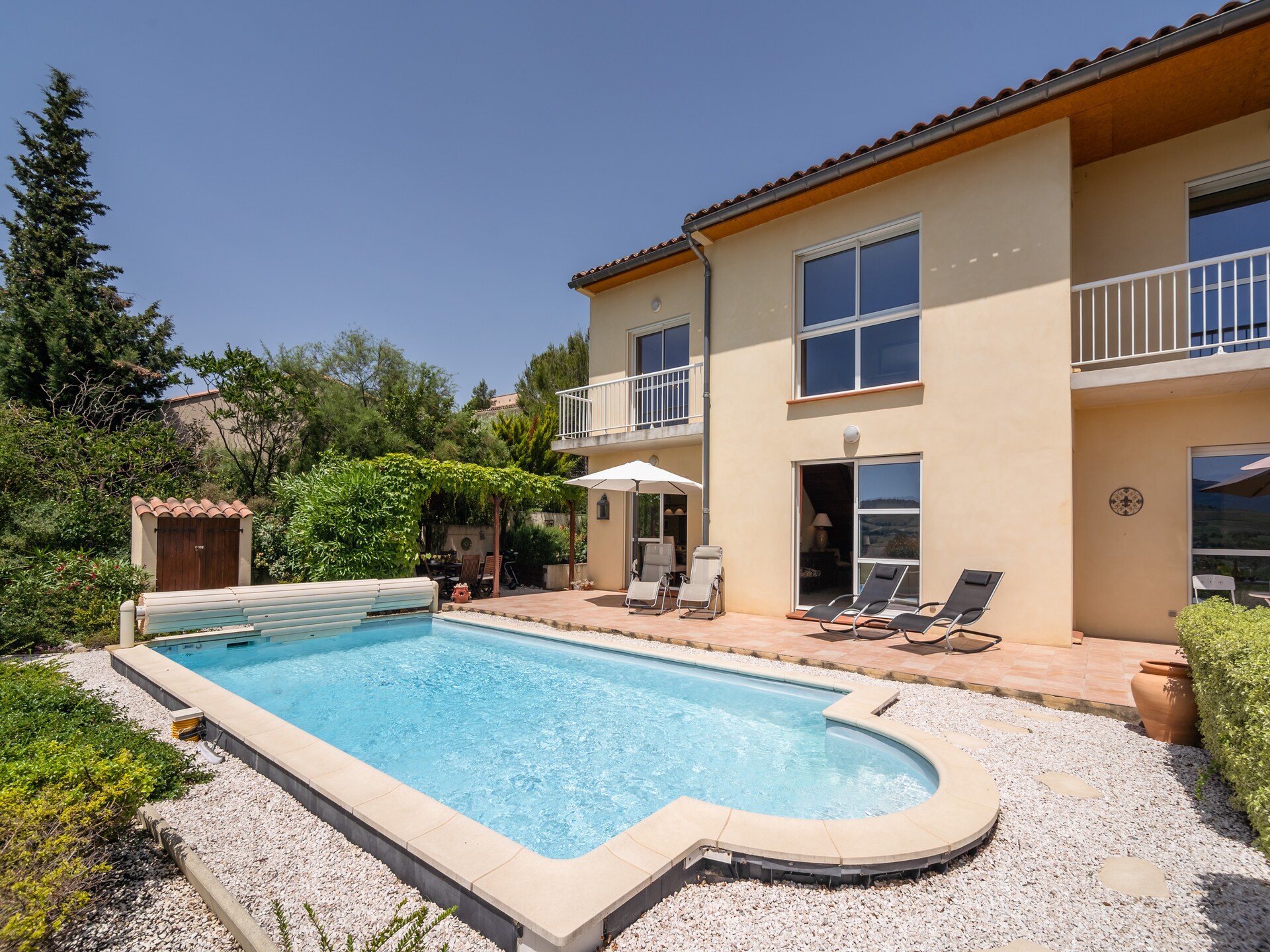 Villa Tranquille: Luxe villa met privézwembad en panoramisch uitzicht in Limoux - foto 6